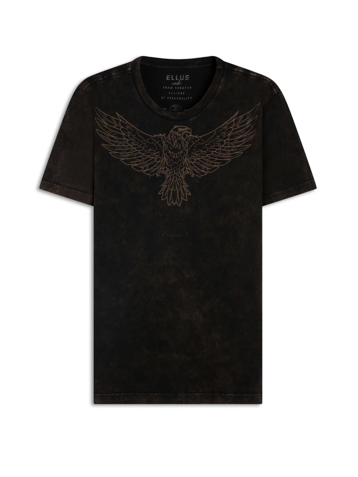 T-Shirt Marble Eagle Dark Brown