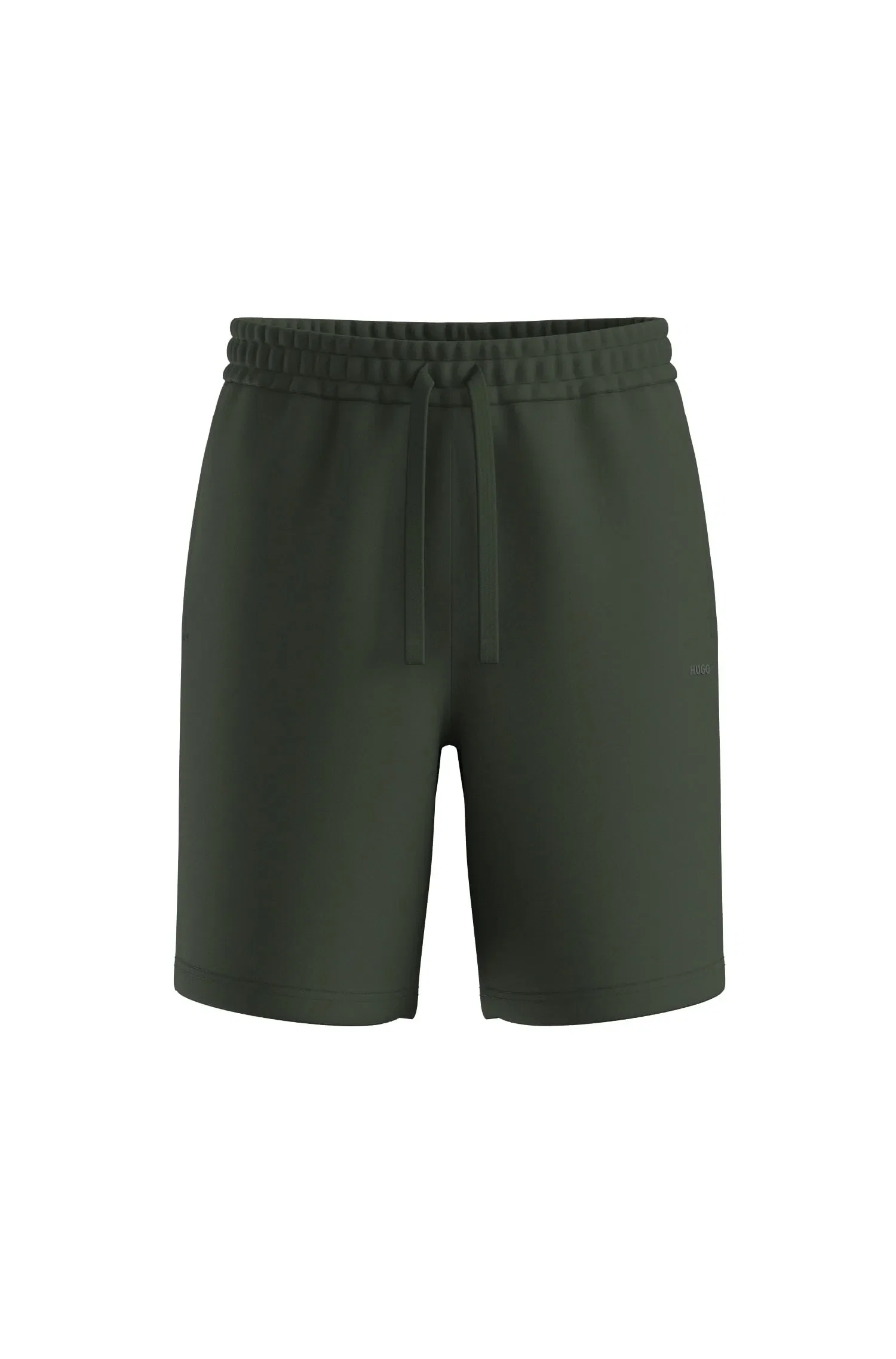 Shorts De Ajuste Descontraído Em Algodão Terry Com Logo