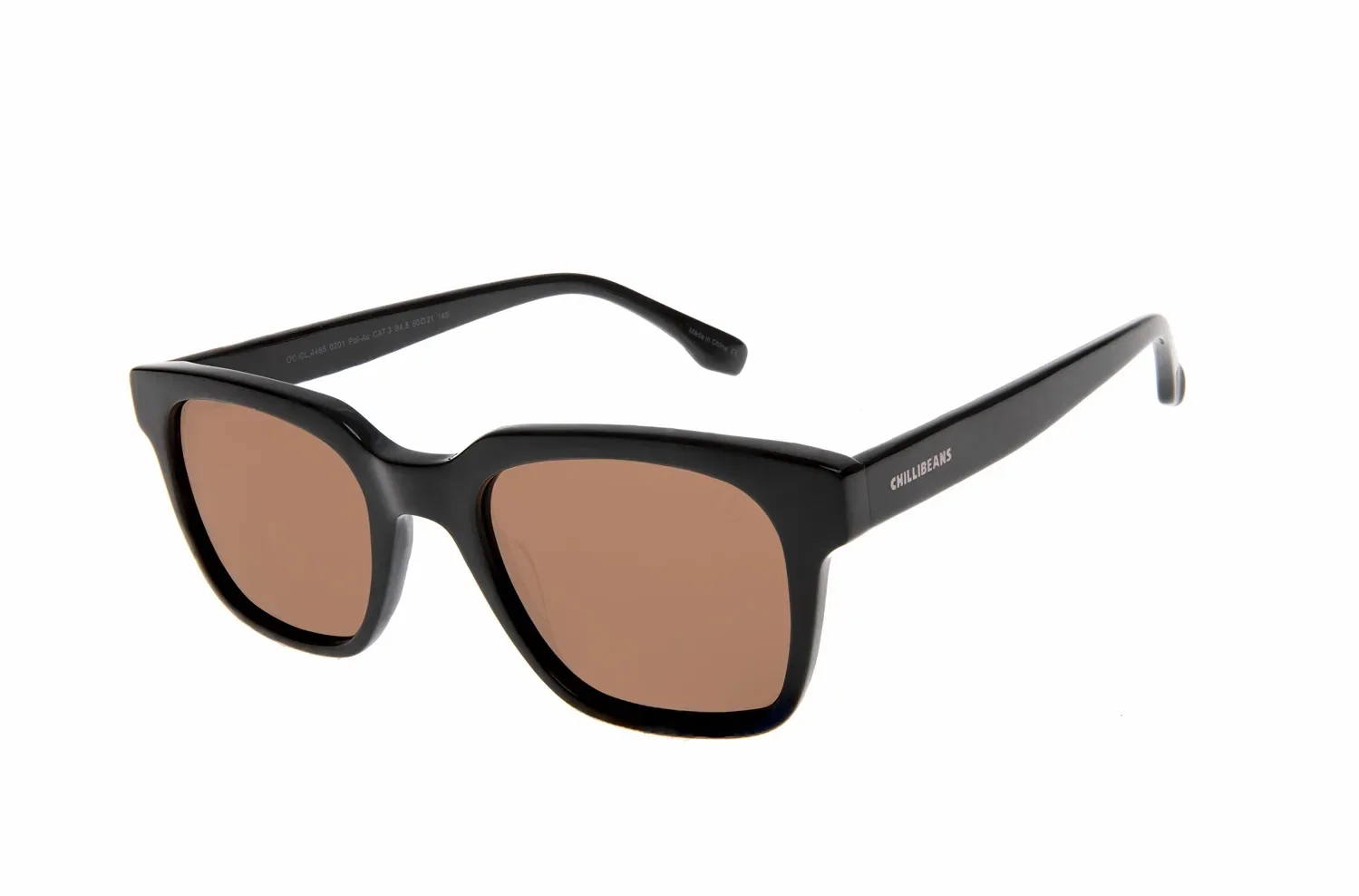 Óculos de Sol Masculino Chilli Beans Polarizado AC Bossa Nova Preto — imagem 1