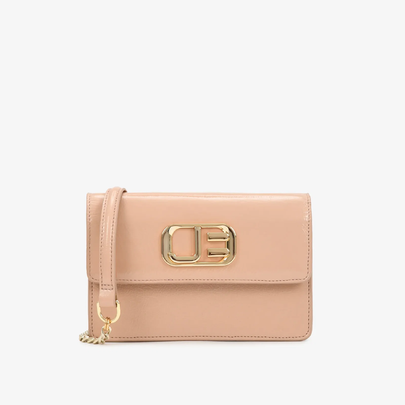 Bolsa Transversal Nude Couro