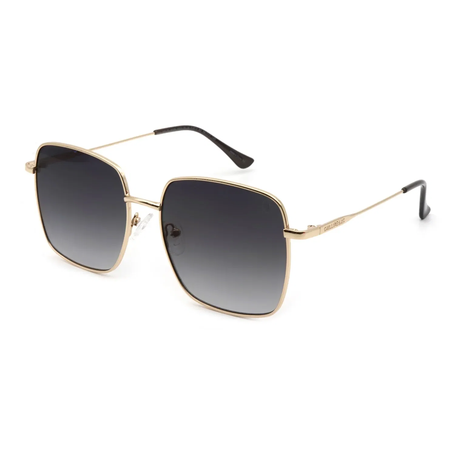 Óculos de Sol Feminino Chilli Beans Quadrado Degradê Dourado