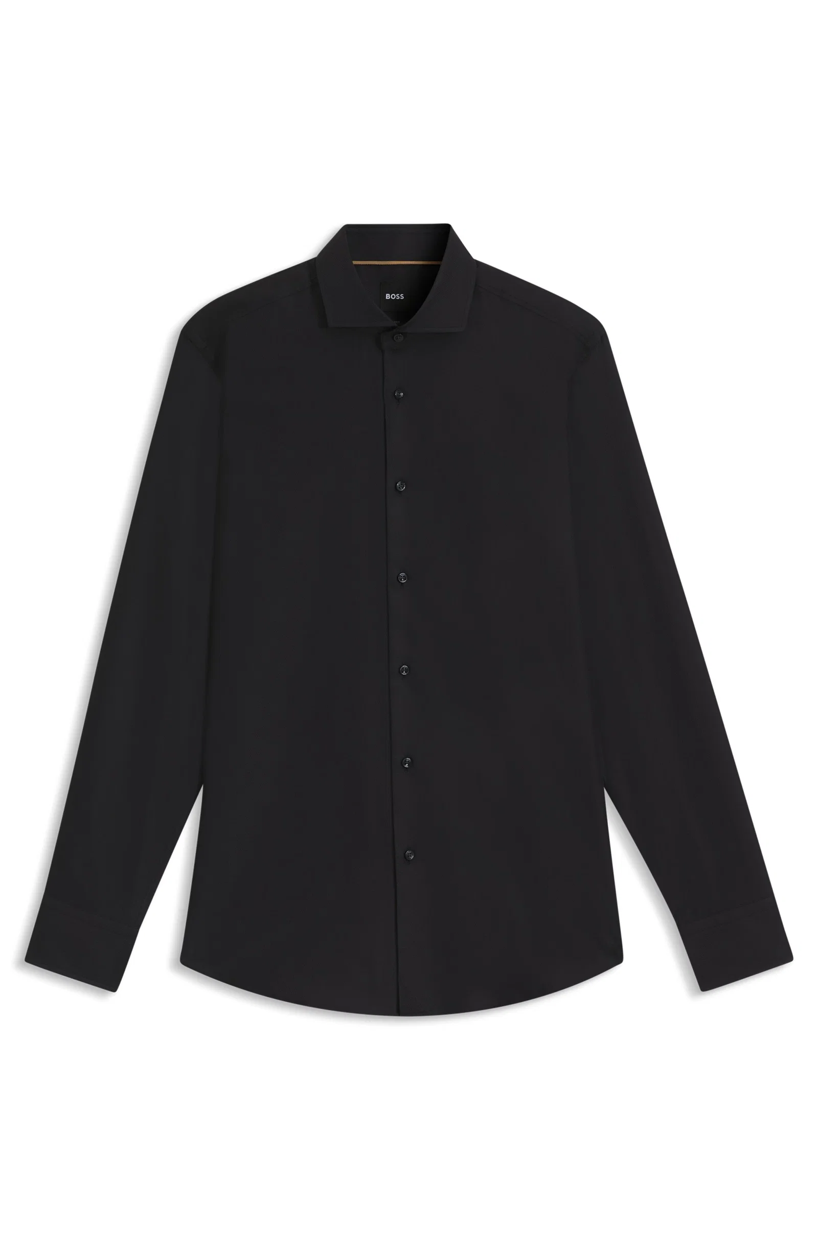 Camisa Slim Fit Em Algodão Italiano Estruturado — imagem 1