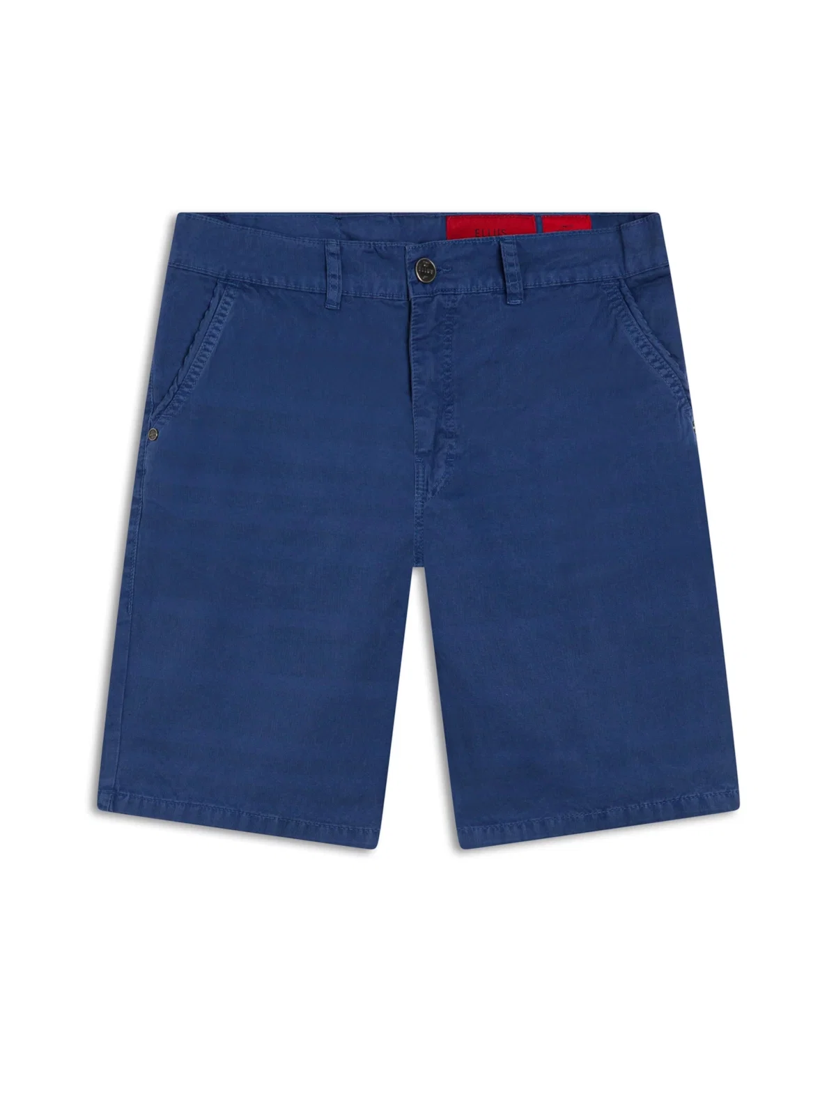 Bermuda Color Twill Linen Stripe Bold Azul Jeans — imagem 1