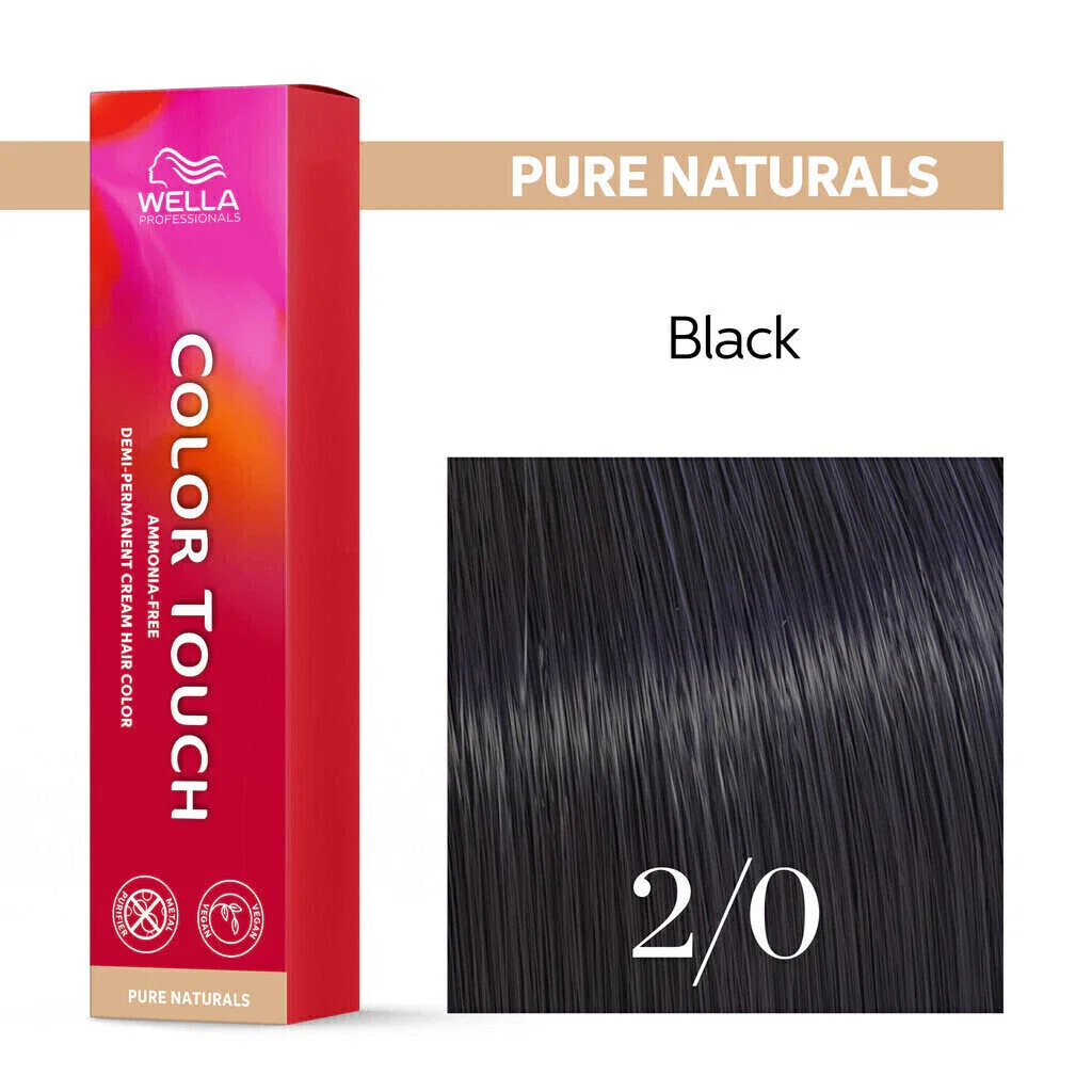 Tonalizante Wella Color Touch 2/0 Preto