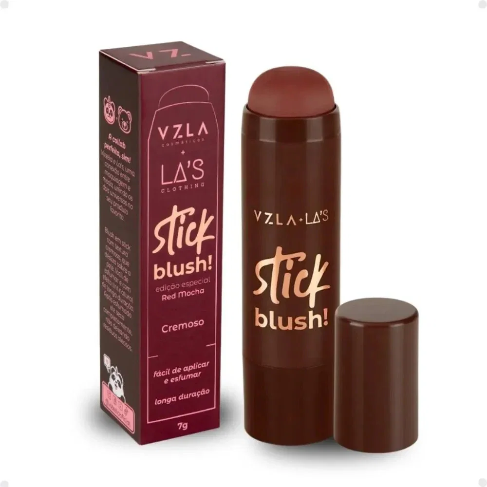 Blush Stick Vizzela Las Red Mocha 7g