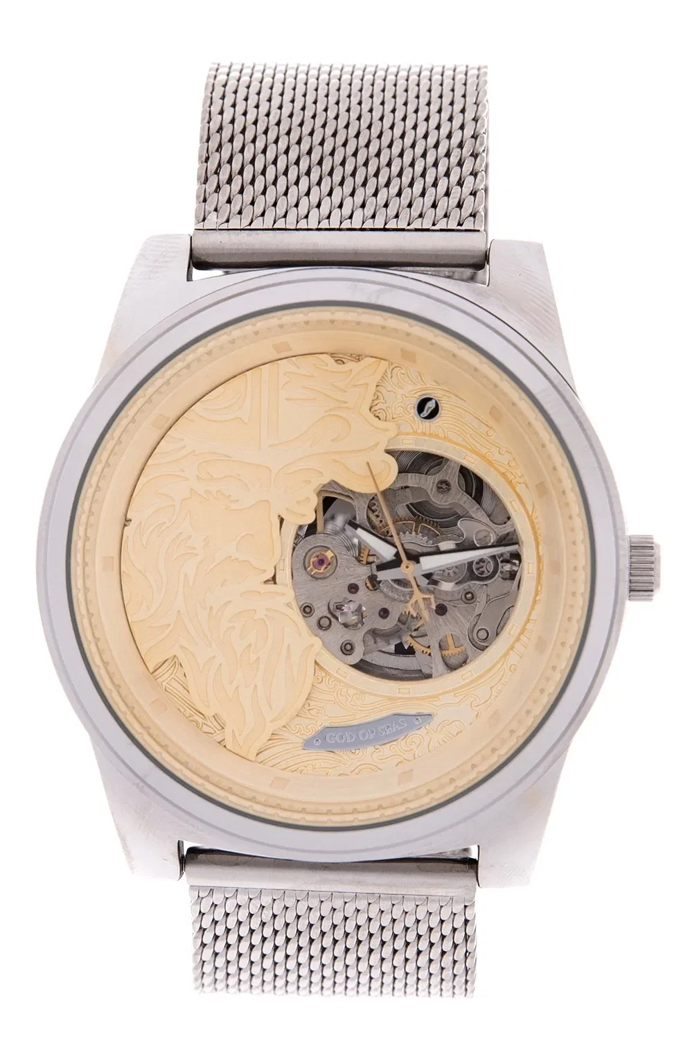 Relógio Automático Masculino Chilli Beans Metal Poseidon Prata