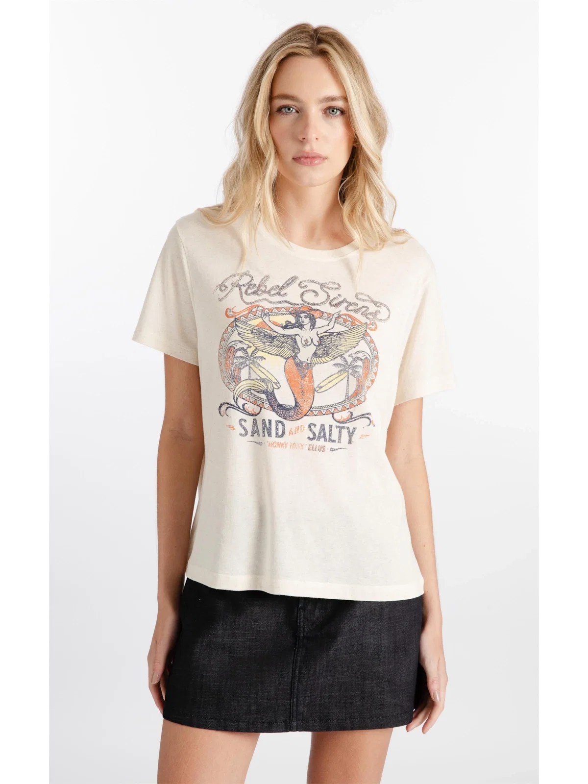 Blusa Viscotricot Chase The Wave Natural — imagem 1