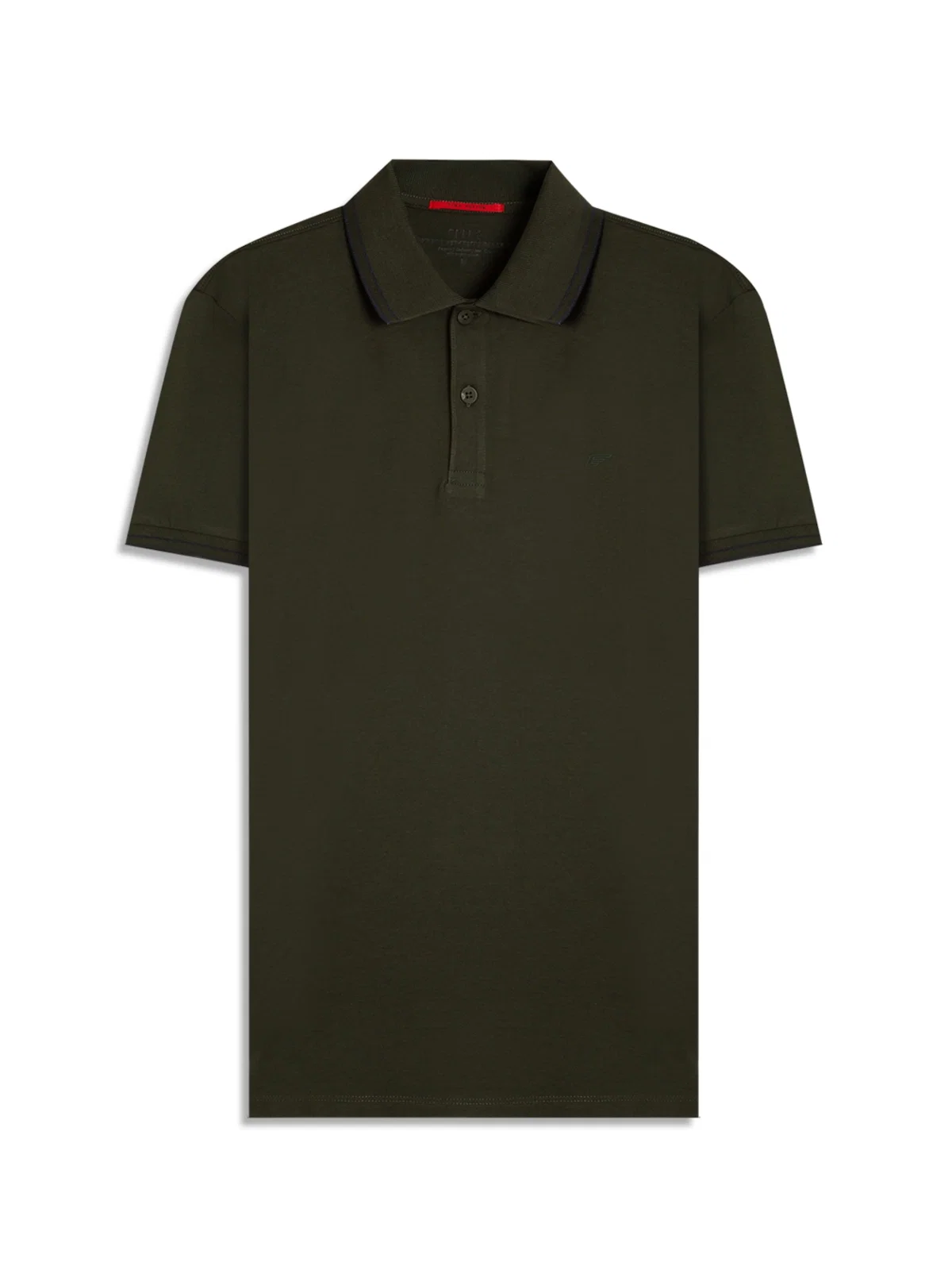 Polo Pima Easa Outline Classic Mc Verde Militar