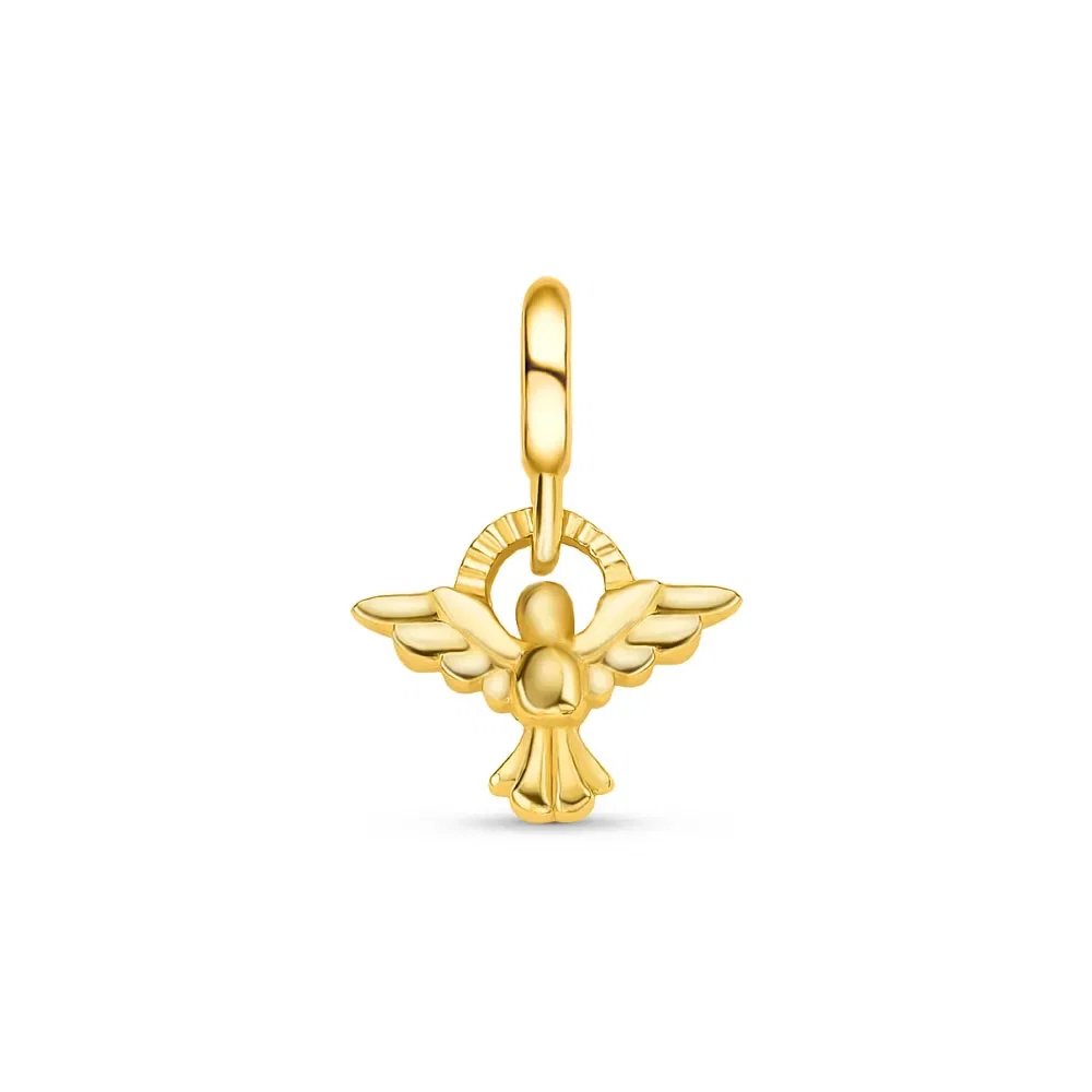 Pingente Life Religiosos Espírito Santo em Prata 925 com Banho de Ouro Amarelo 18k — imagem 1