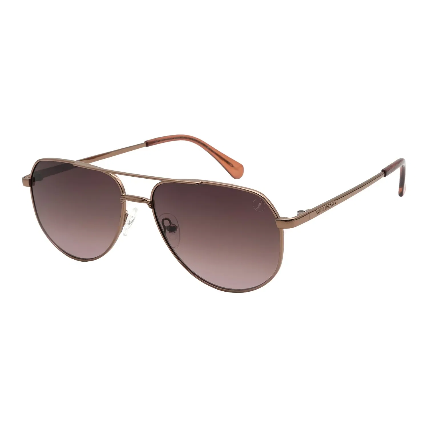 Óculos de Sol Unissex Chilli Beans Aviador Rosé — imagem 1