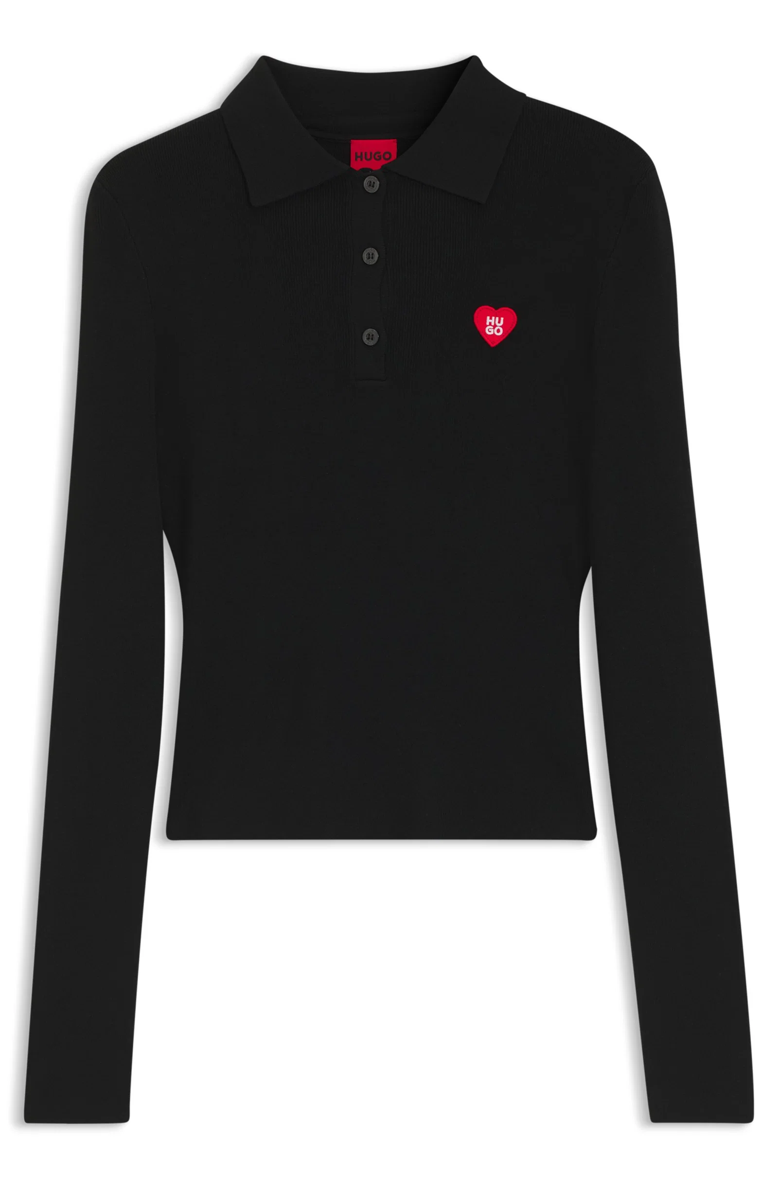 Suéter Slim Com Gola Polo