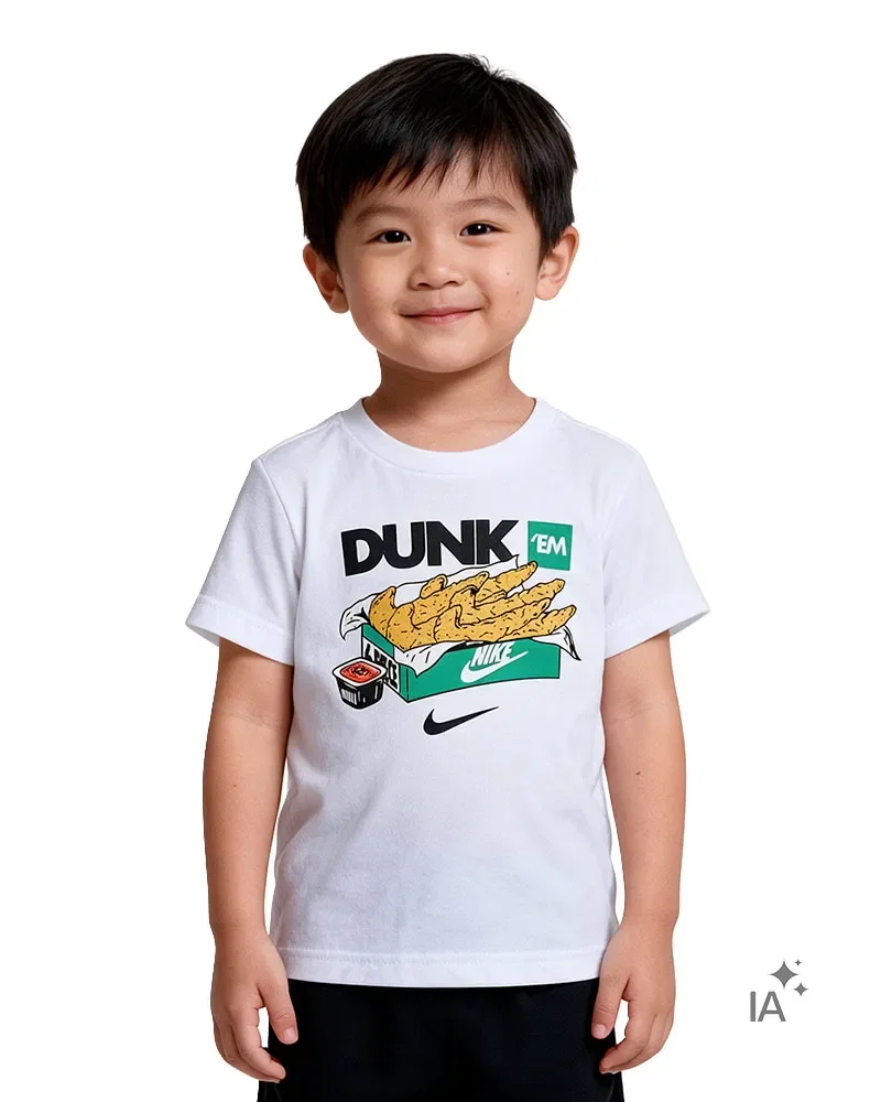 Camiseta Nike Dunk Emtenders Infantil — imagem 1