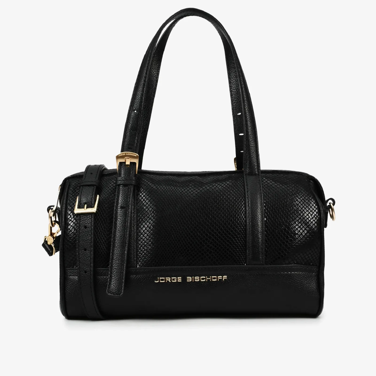 Bolsa Baú Preto Couro