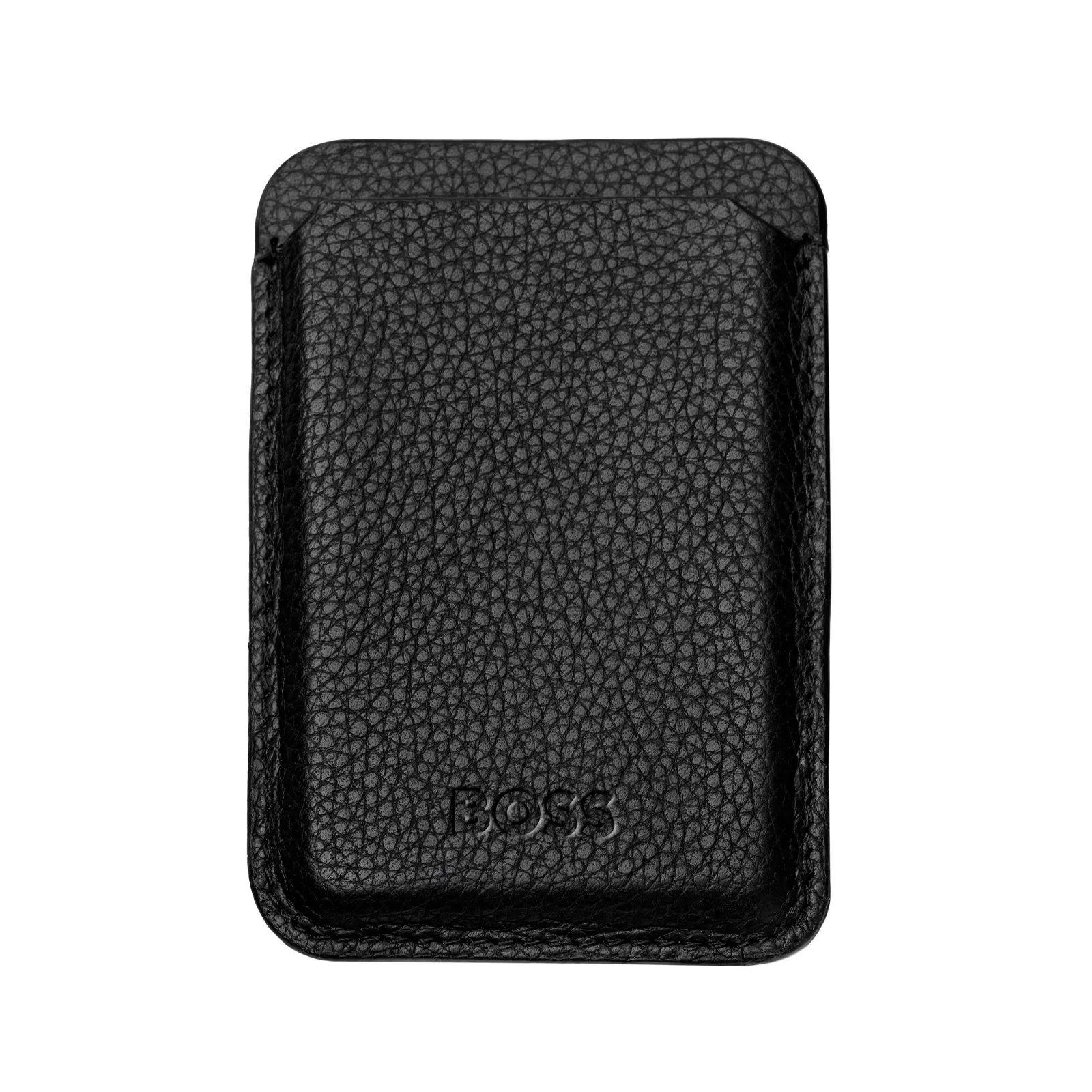Porta Cartão Hugo Boss Couro Preto Hlj416a