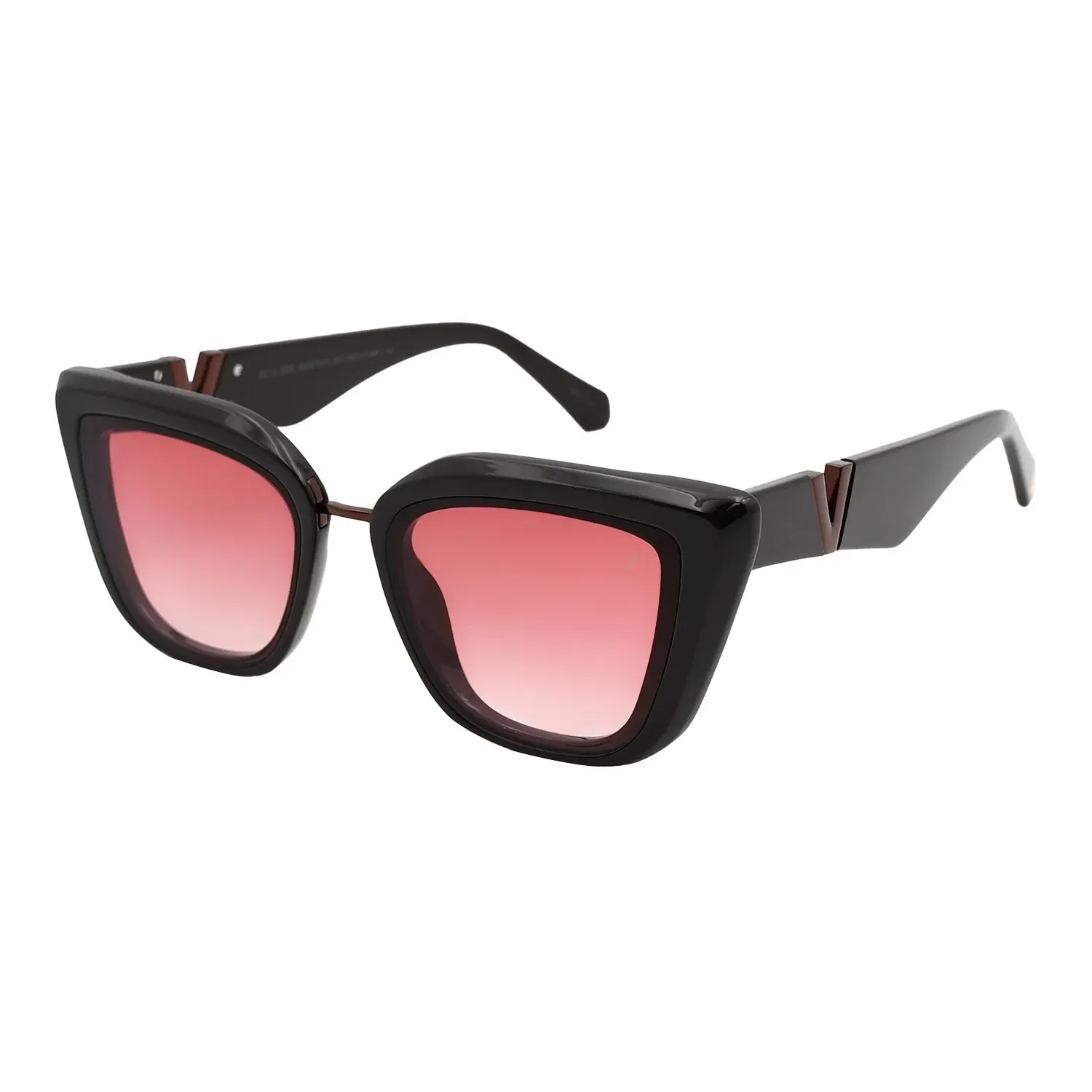 Óculos de Sol Feminino Ivete Sangalo Cat Polarizado Degradê Rosé — imagem 1