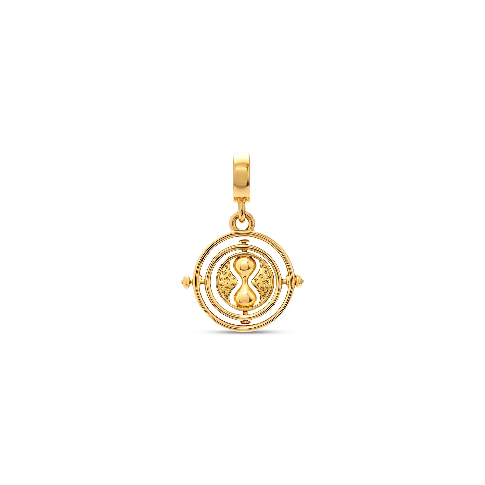 Pingente Life Harry Potter Vira Tempo em Prata 925 com Banho de Ouro Amarelo 18k — imagem 1