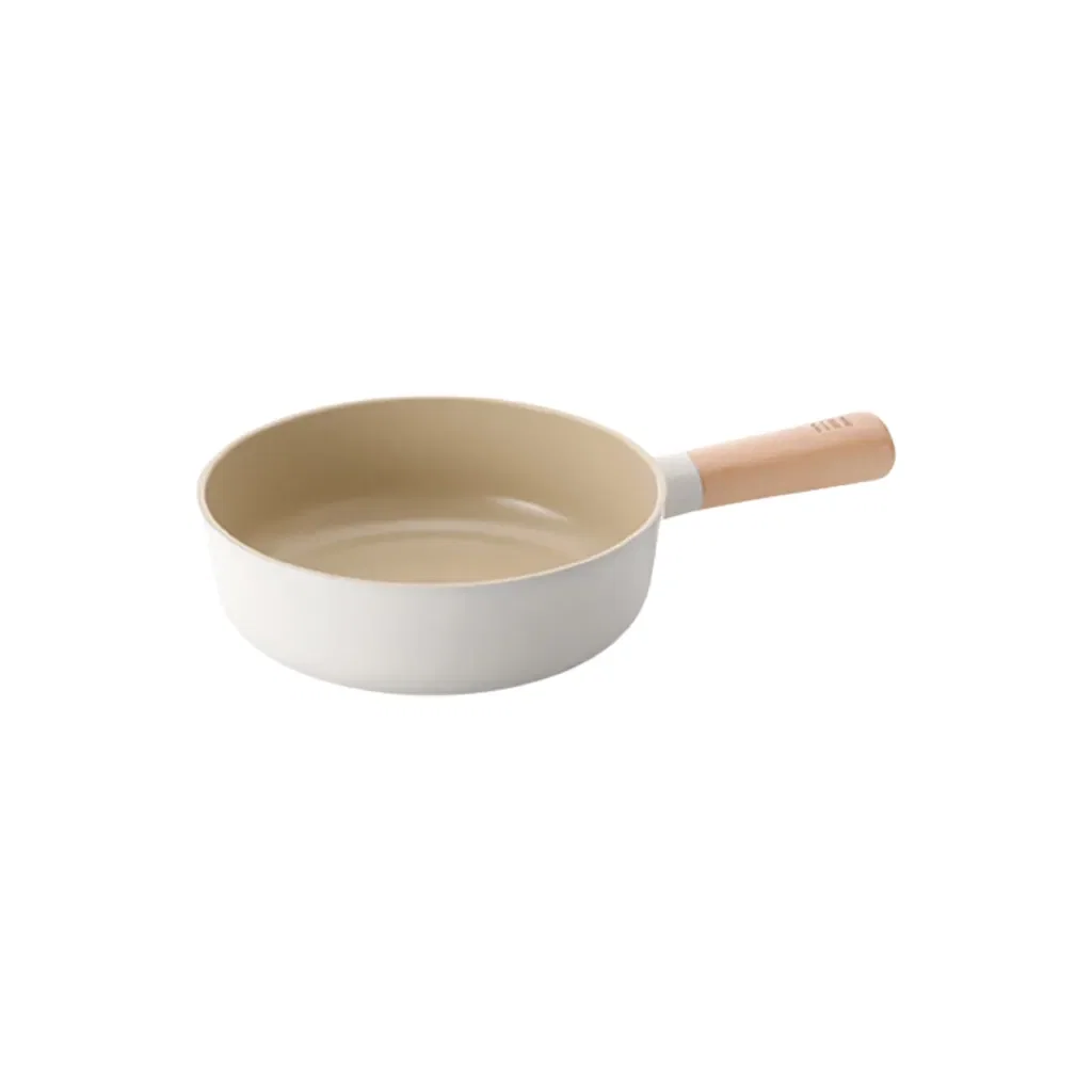 Frigideira Revestimento Cerâmico Indução Bege 18cm Fika Neoflam