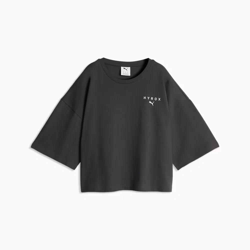 Camiseta Cropped Oversized Puma x HYROX World Feminina