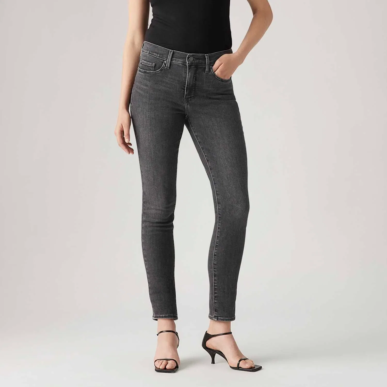 Calça Jeans Levi's® 311 Shaping Skinny Preta