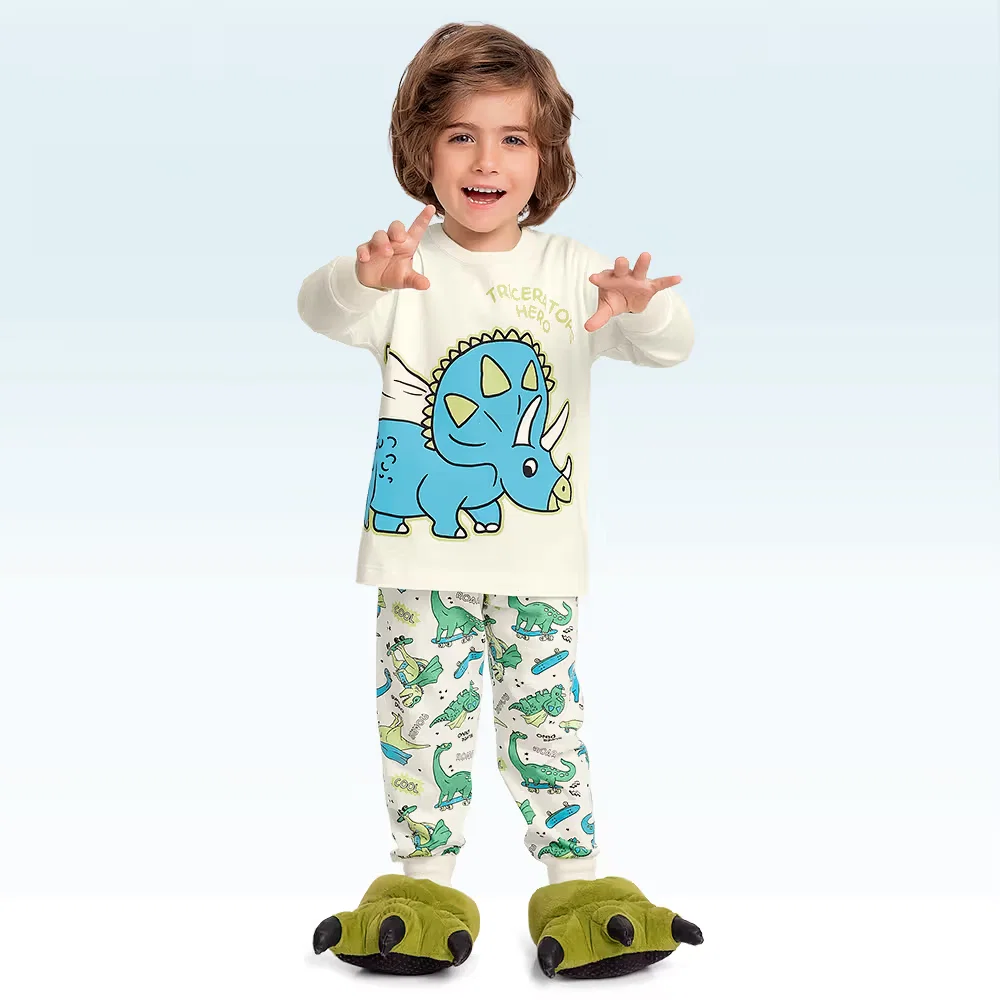 Conjunto pijama camiseta manga longa e calça — imagem 1