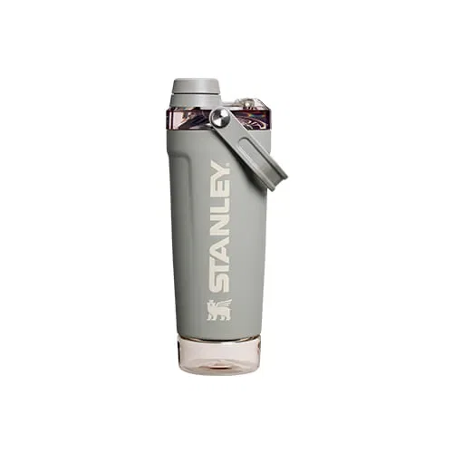 Garrafa Activate Shaker Sage 529ml Stanley Cinza