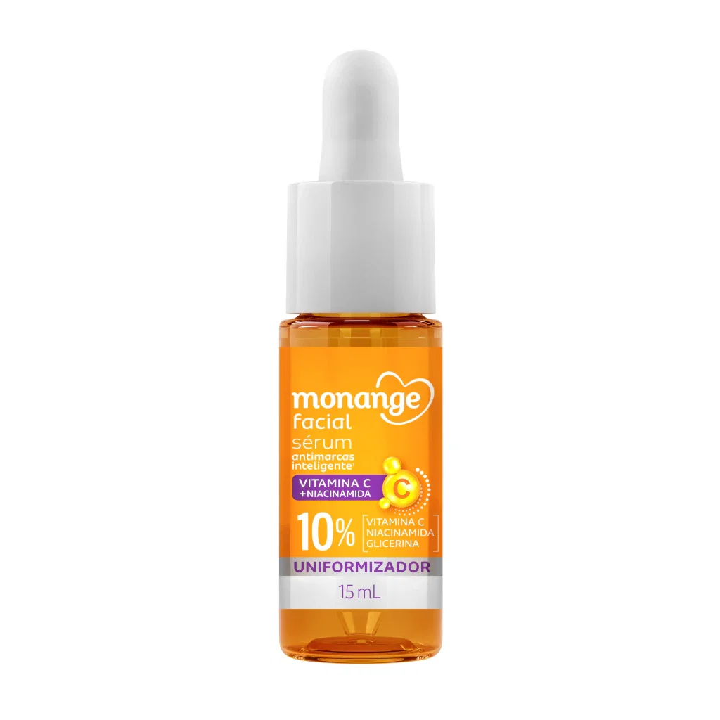 Sérum Facial Uniformizador Monange Vitamina C + Niacinamida 15ml