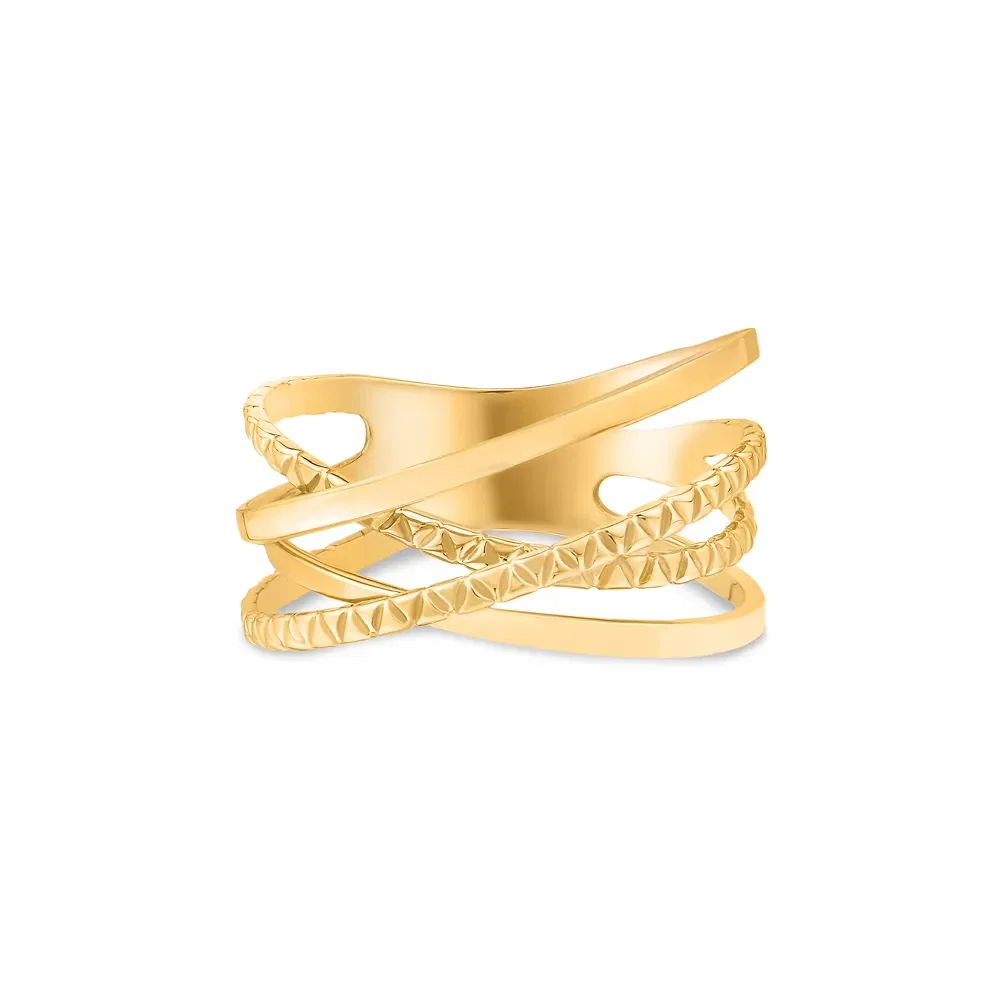 Anel Estelar em Ouro Amarelo 18k — imagem 1