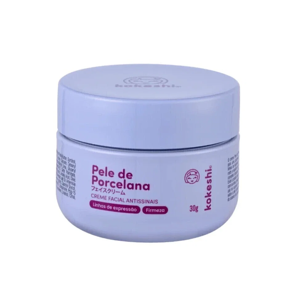 Creme Facial Kokeshi Pele de Porcelana Antissinais 30g