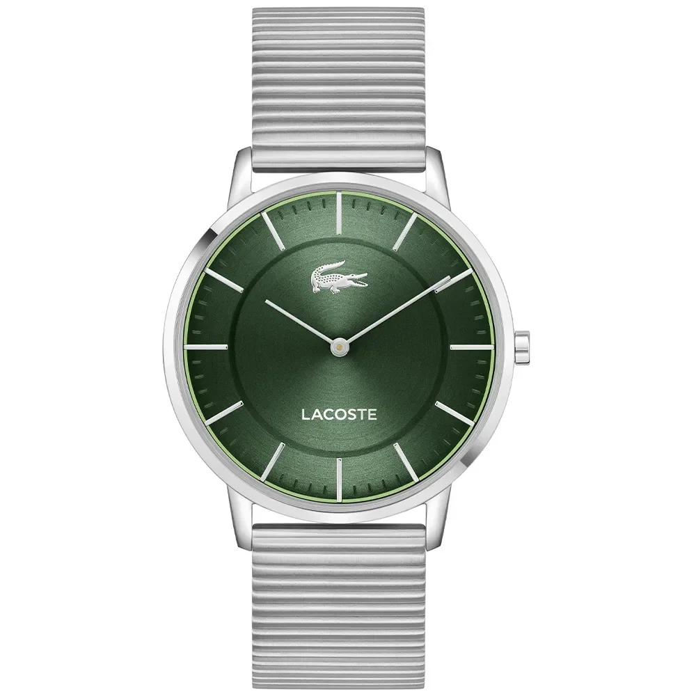 Relógio Lacoste Crocorigin Masculino em Aço Prateado 2011474