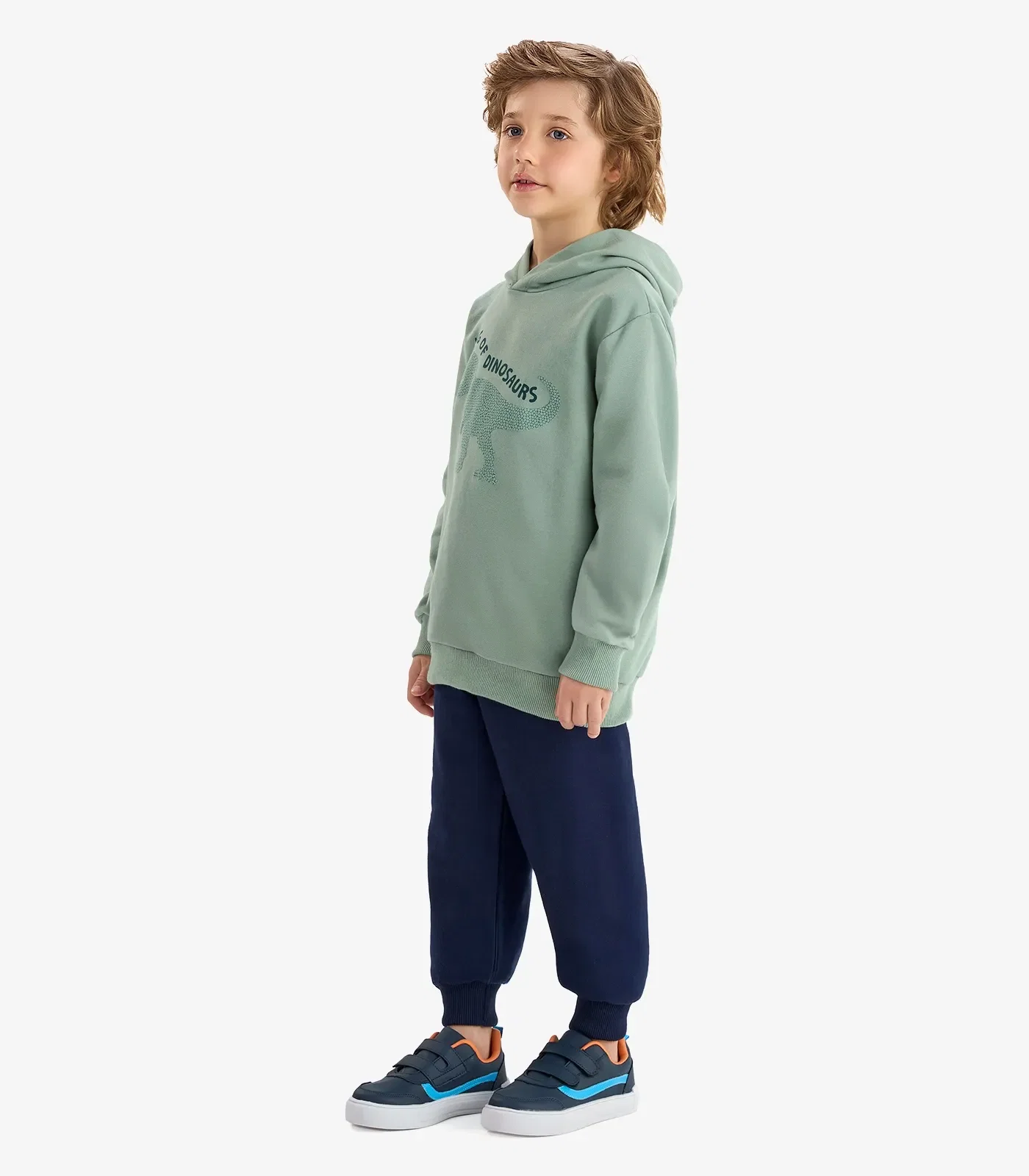 Conjunto Blusão com Capuz Calça Moletom Rovi Kids Verde