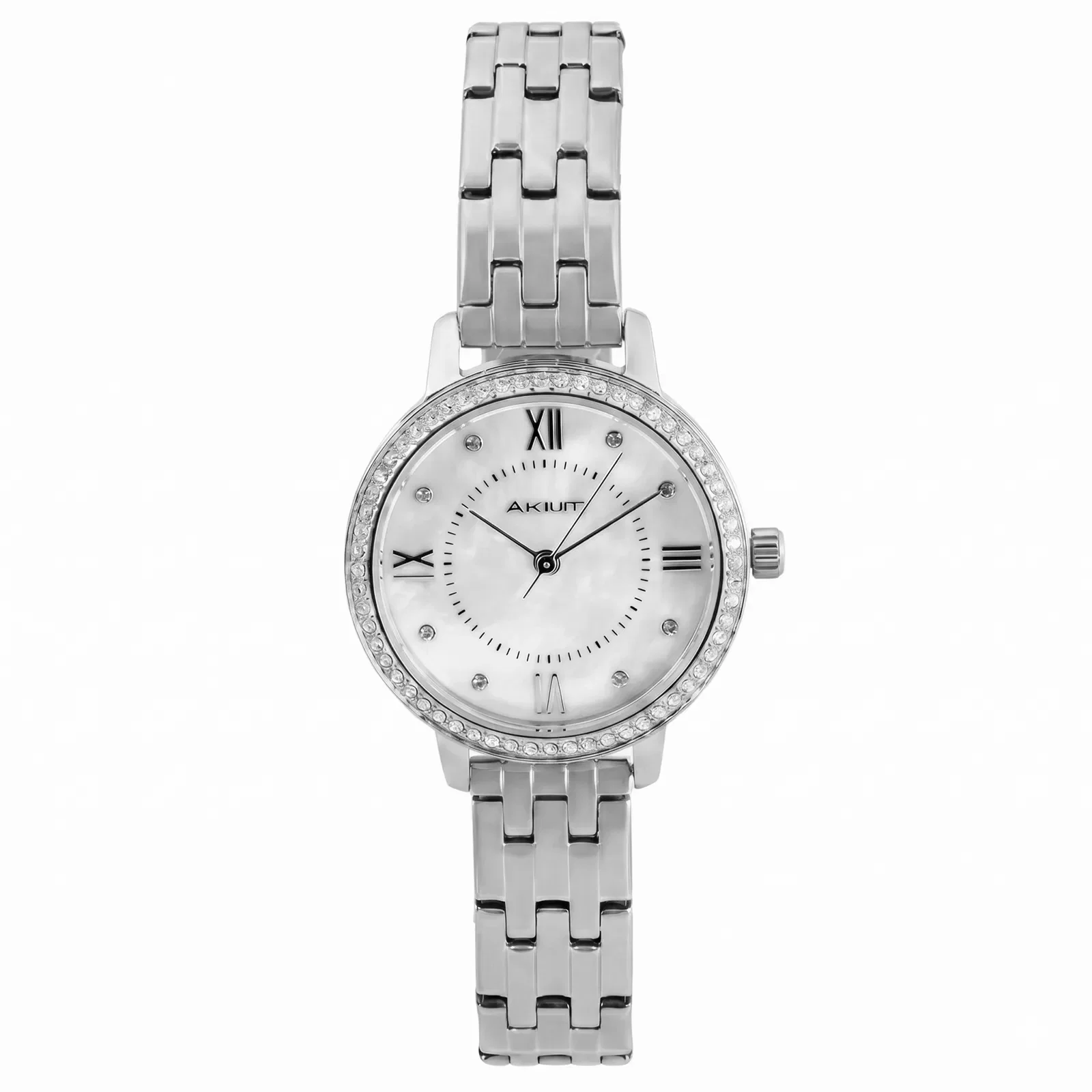 Relógio Akium Feminino em Aço Prateado