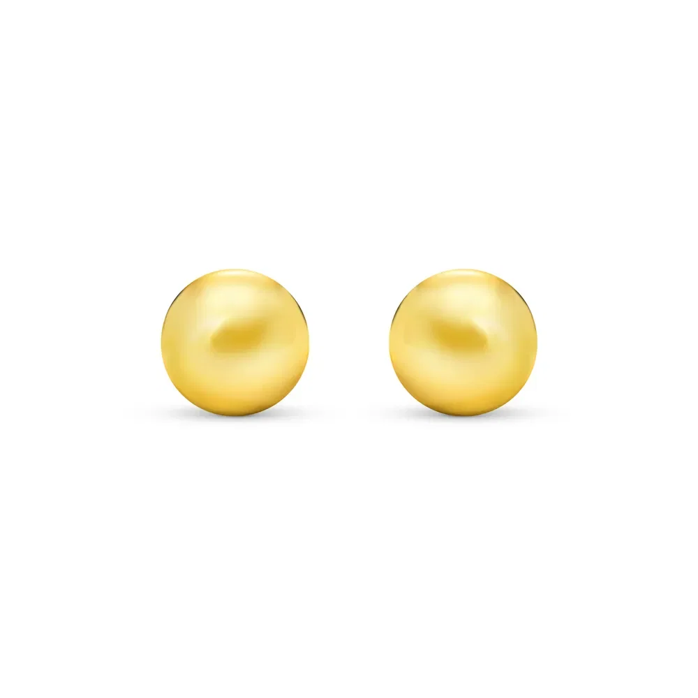 Brinco Gold Bolinha em Ouro Amarelo 18k — imagem 1