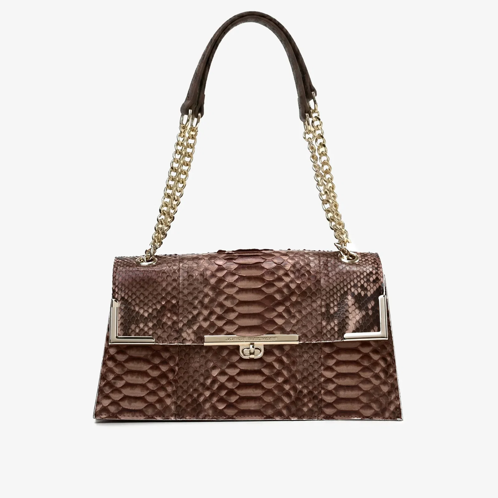 Bolsa De Ombro Nude Quartzo Cobra Python