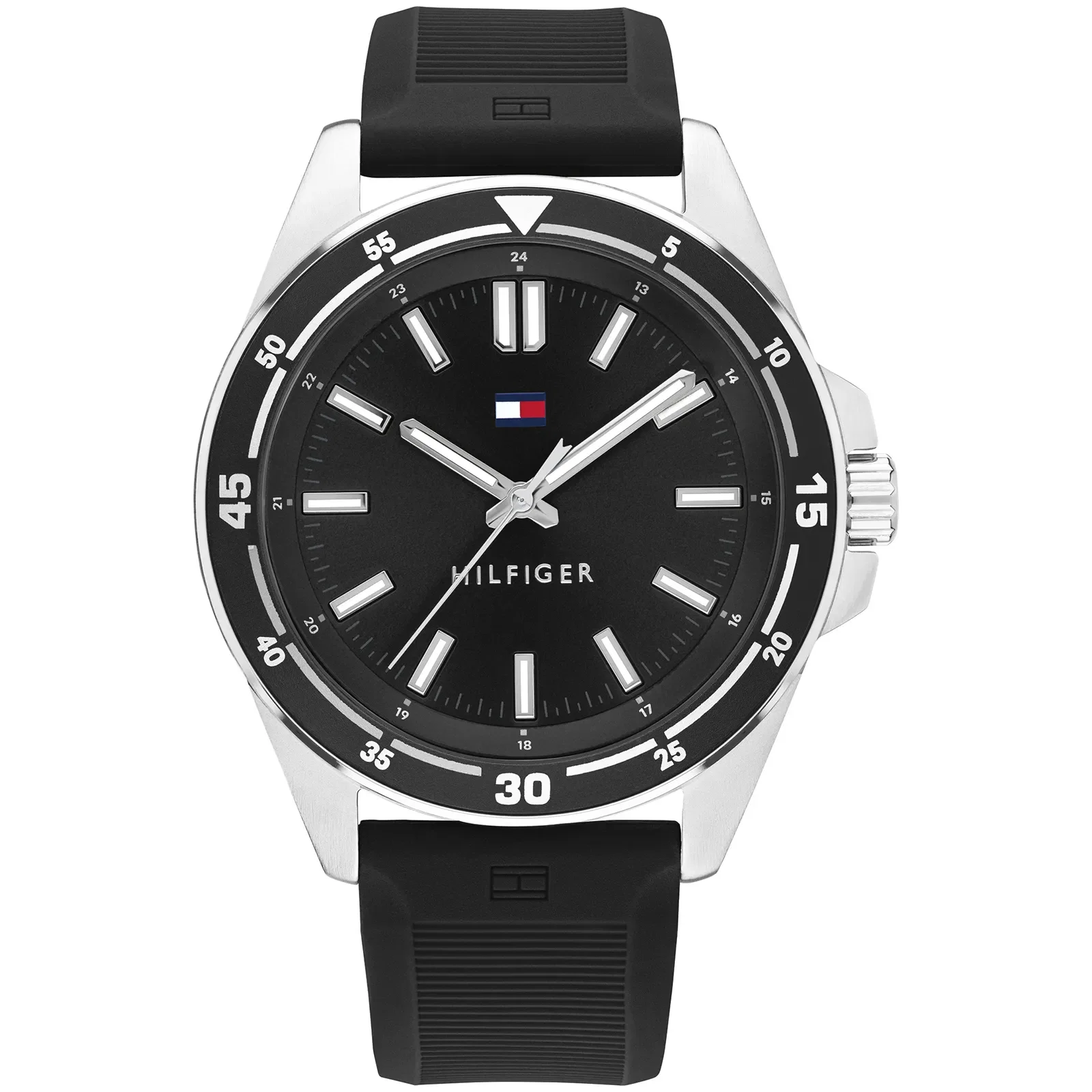 Relógio Tommy Hilfiger David Masculino em Borracha Preta 1710786