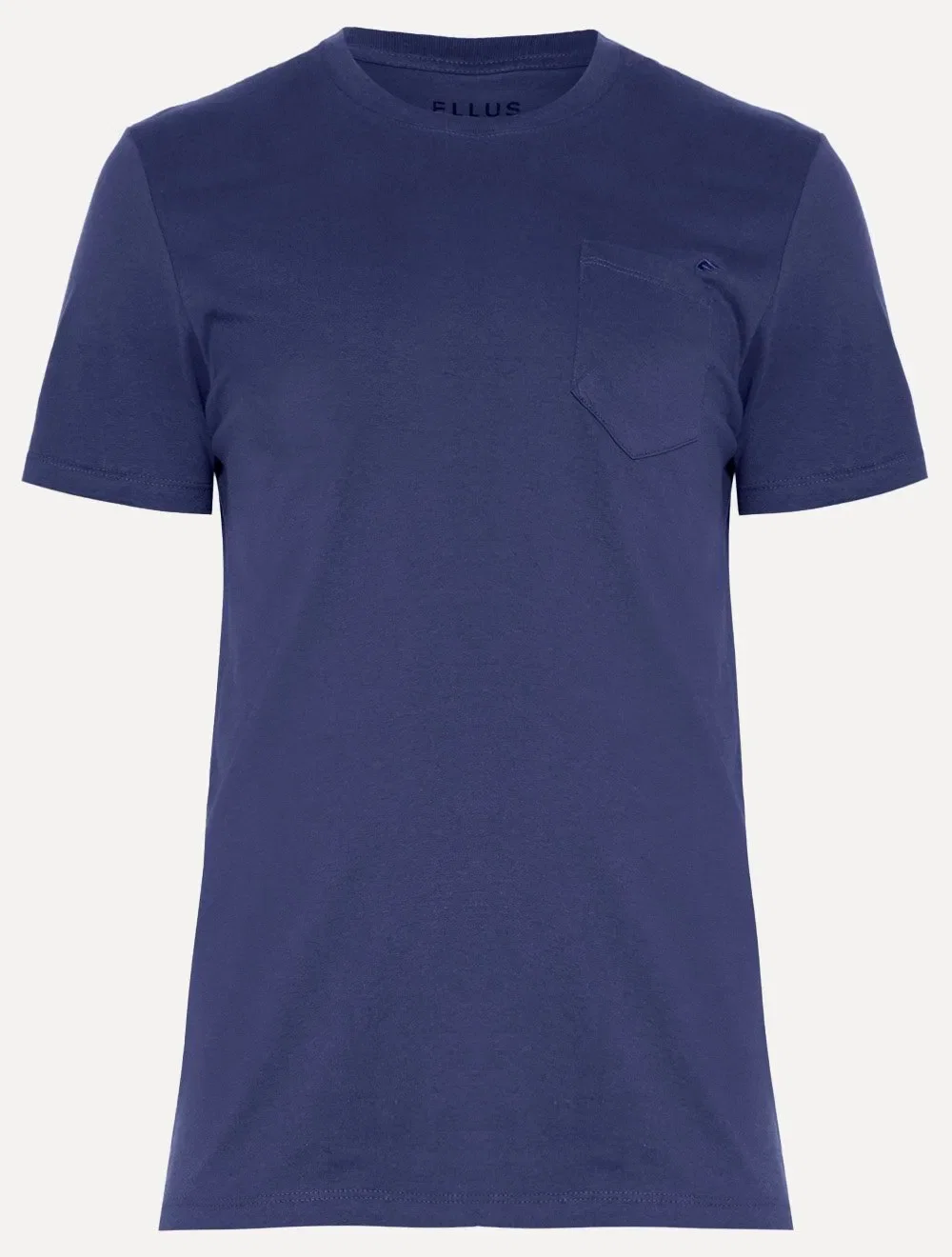 Camiseta Ellus Masculina Cotton Fine Easa Pocket Classic Azul Marinho