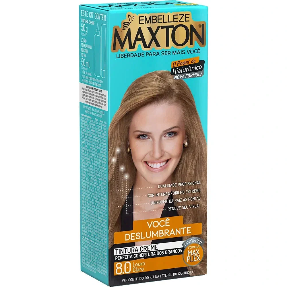 Tintura Maxton 8.0 Louro Claro