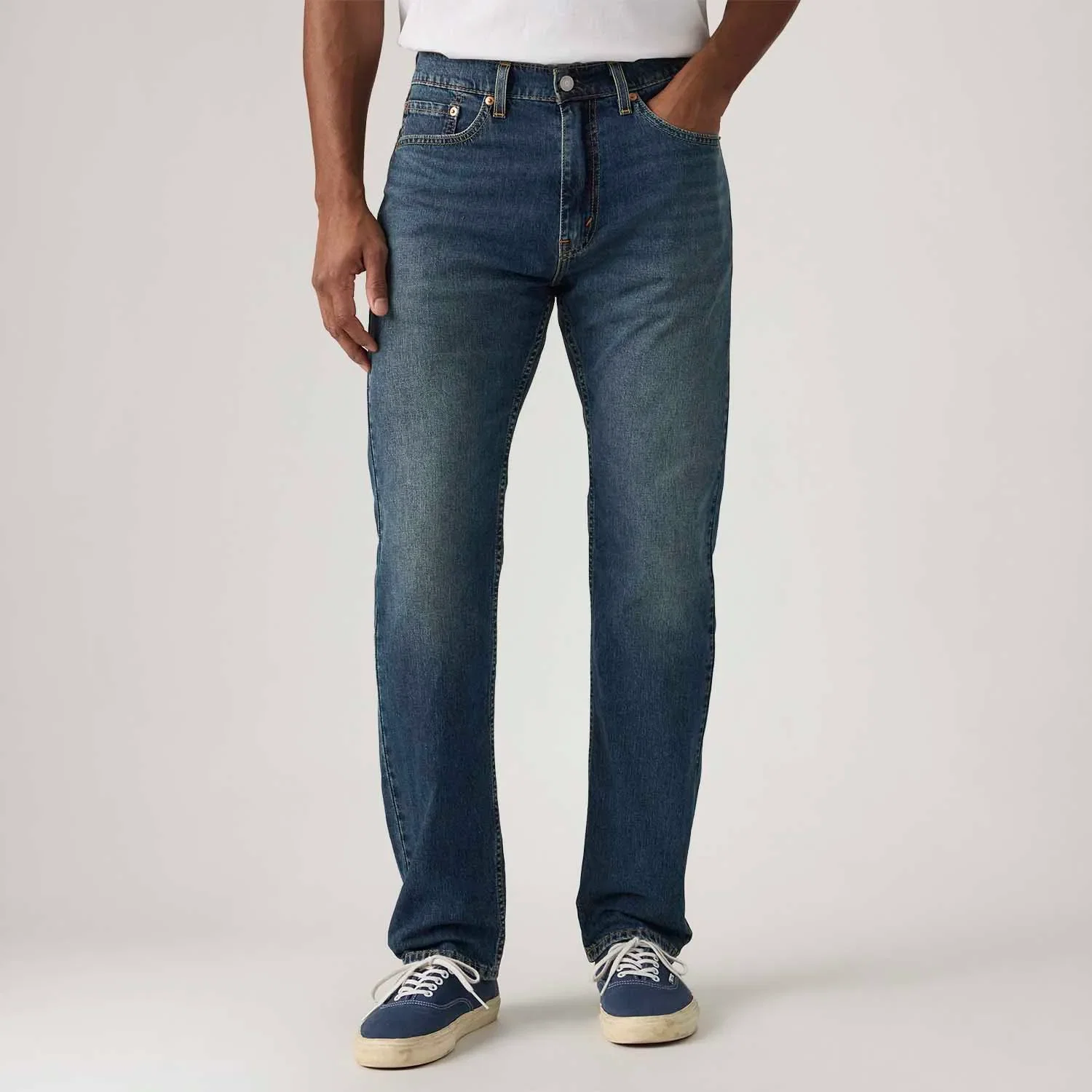 Calça Jeans Levi's® 505® Regular Lavagem Escura — imagem 1