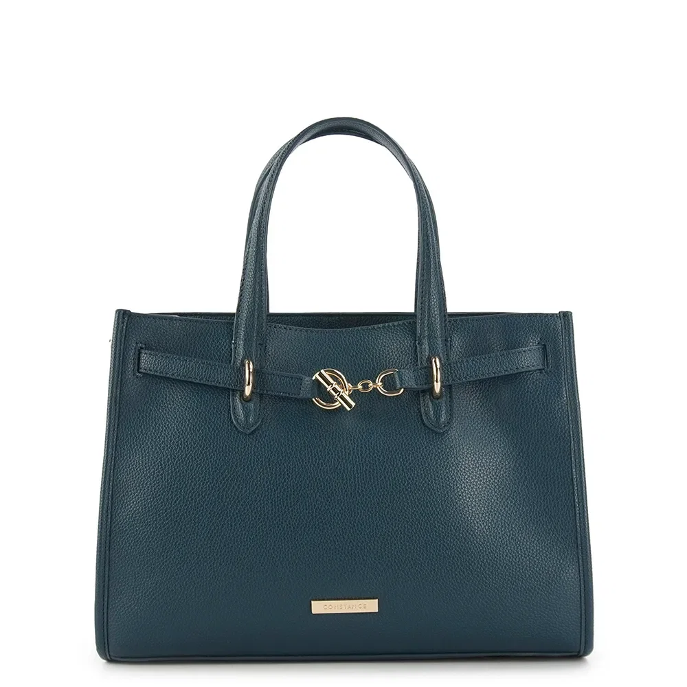 Bolsa Tote Enfeite Azul