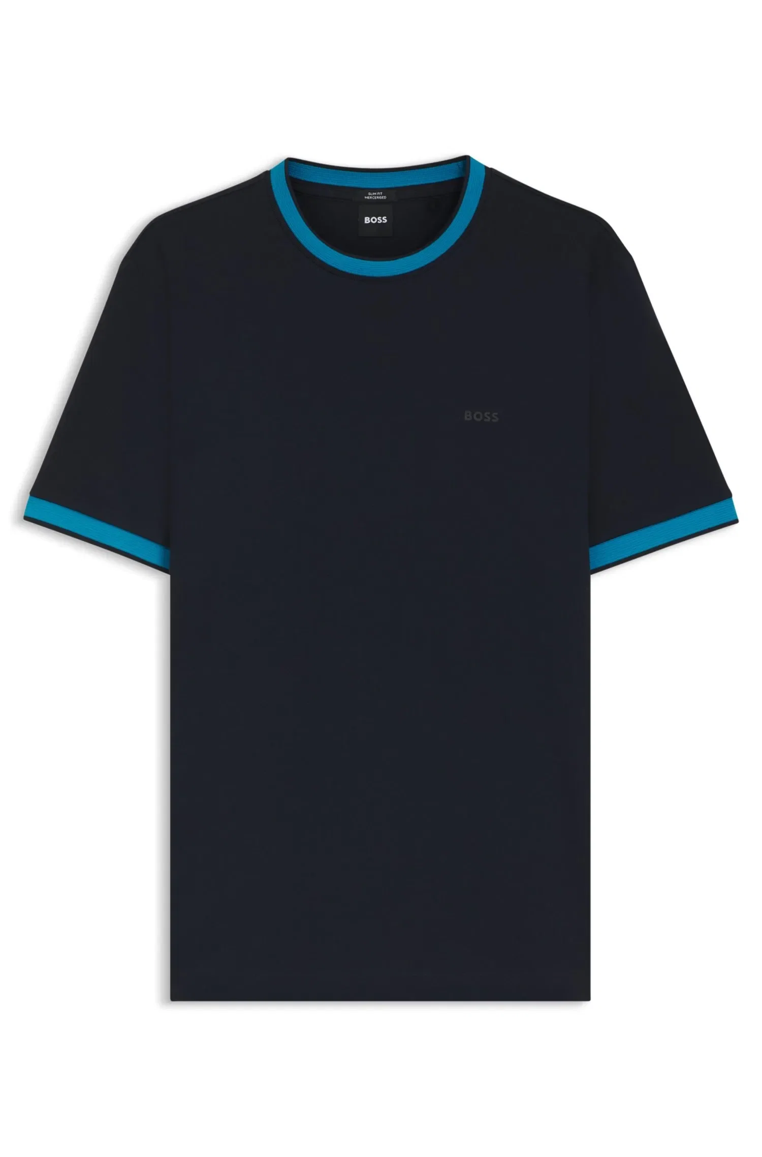 Camiseta Slim Fit Em Algodão Mercerizado — imagem 1