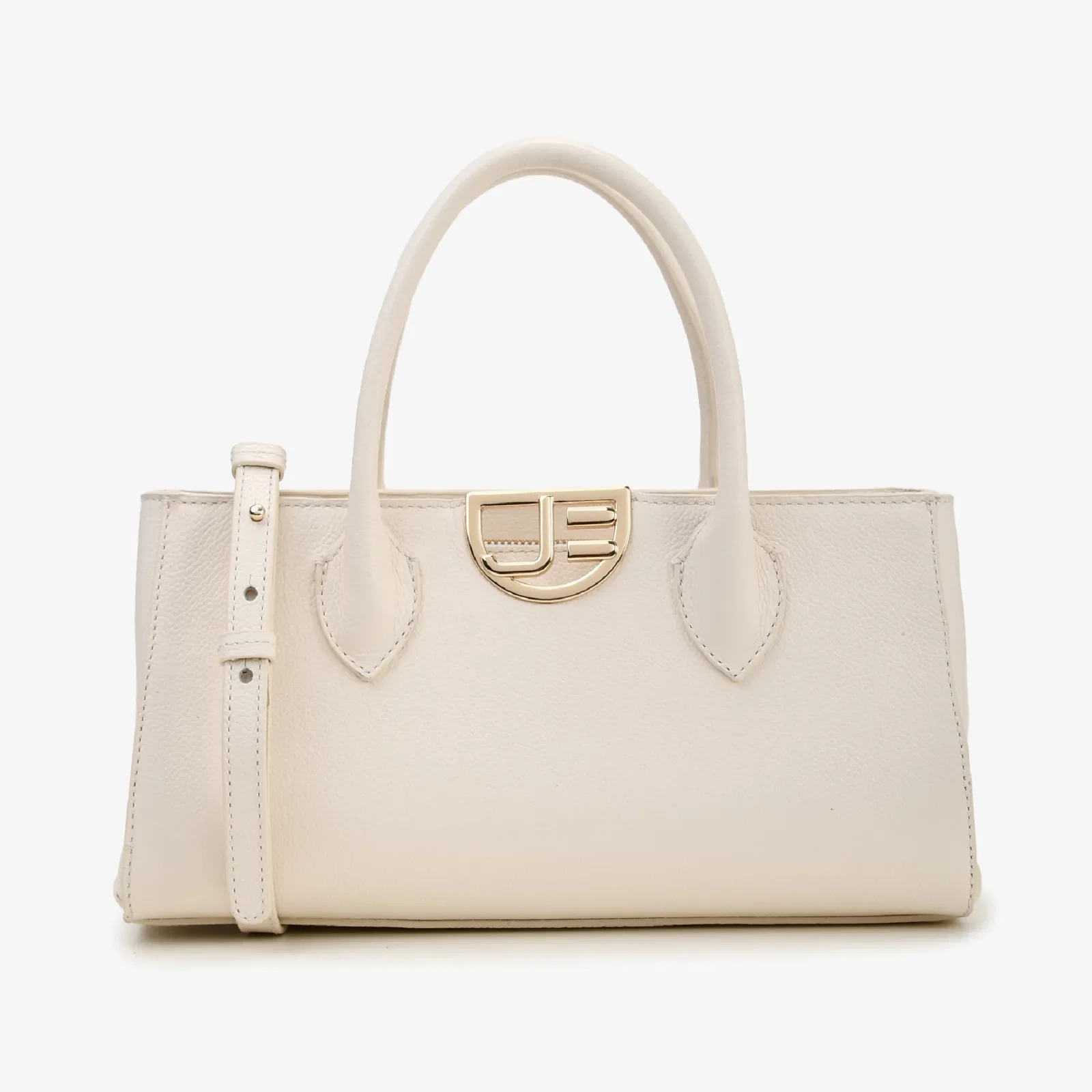 Bolsa Tote Off White Algodão Couro