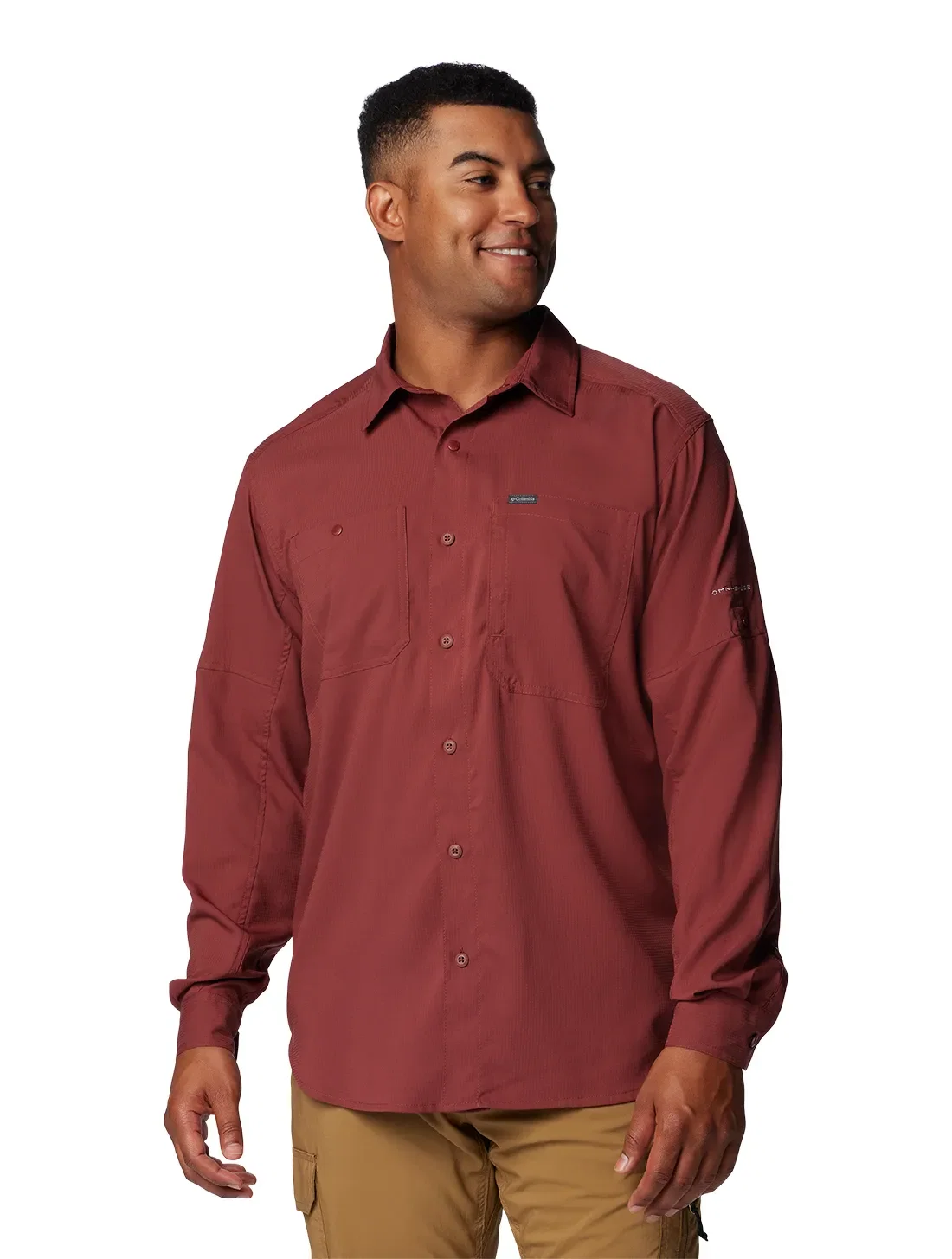 Camisa Columbia Masculina Manga Longa Silver Ridge™ II Utility Lite