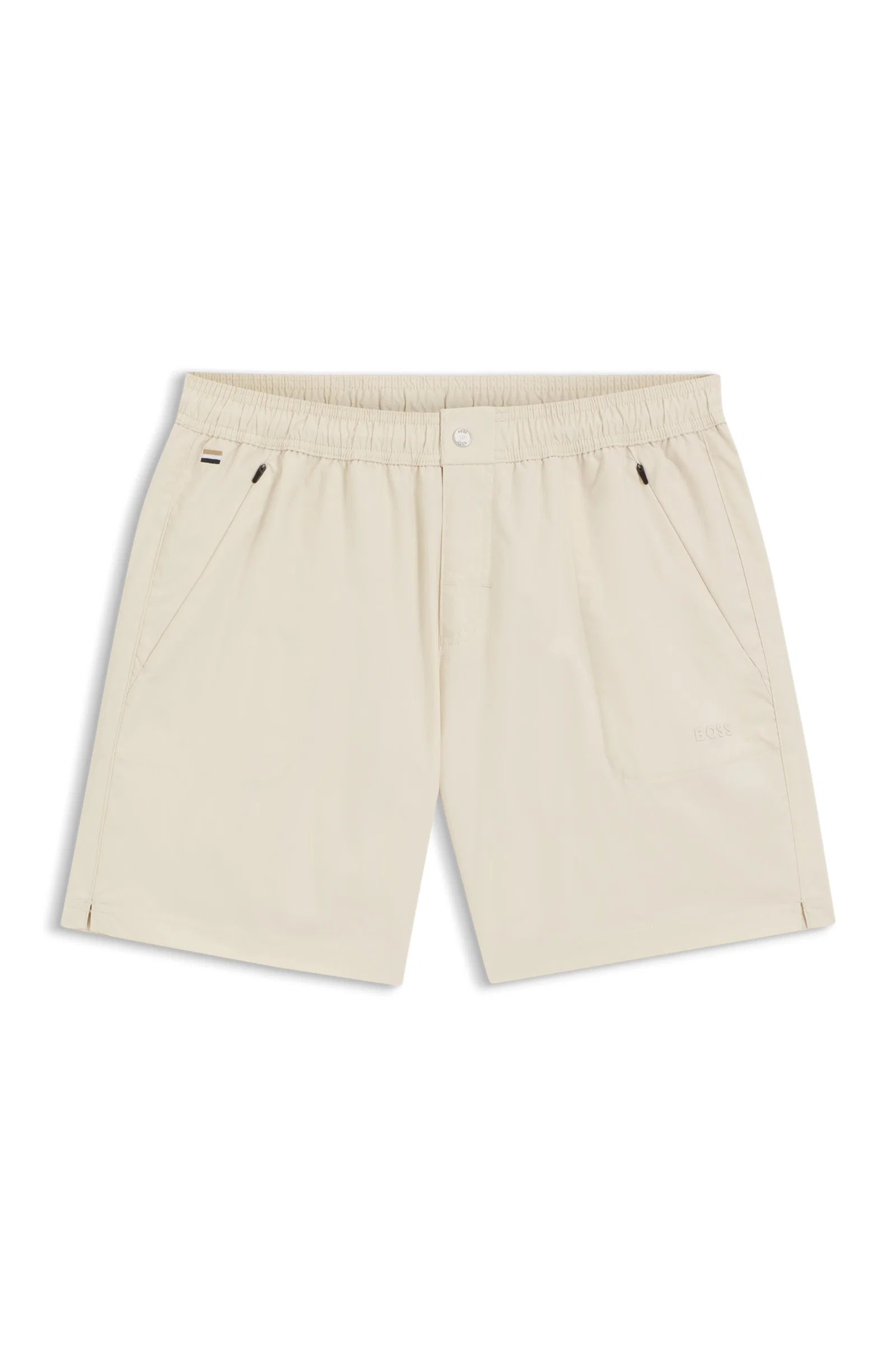 Shorts De Banho De Secagem Rápida Com Detalhe De Logo — imagem 1