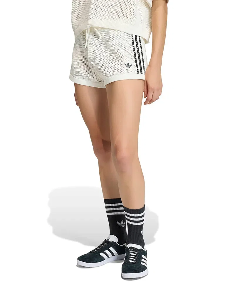 Shorts Adidas Crochê Feminino — imagem 1