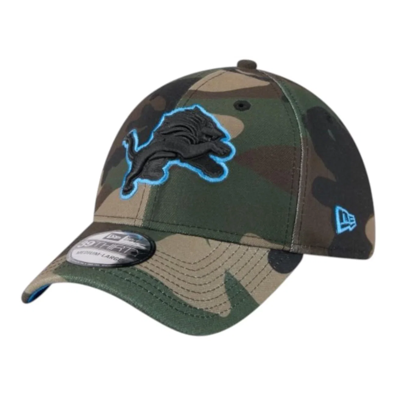 Boné New Era 3930 Detroit Lions Salute Service Masculino
