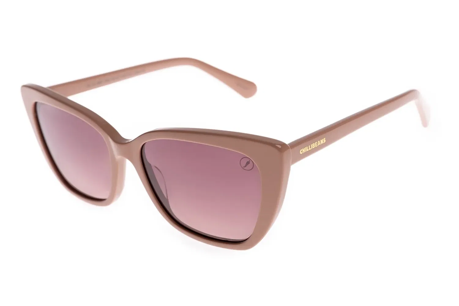 Óculos de Sol Feminino Chilli Beans Cat Bege — imagem 1