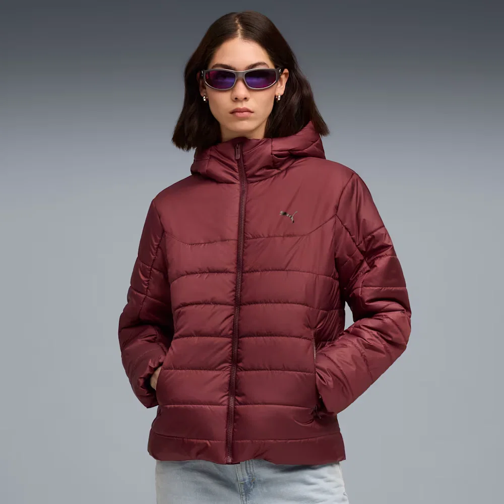 Jaqueta Essentials Hooded Padded Feminina