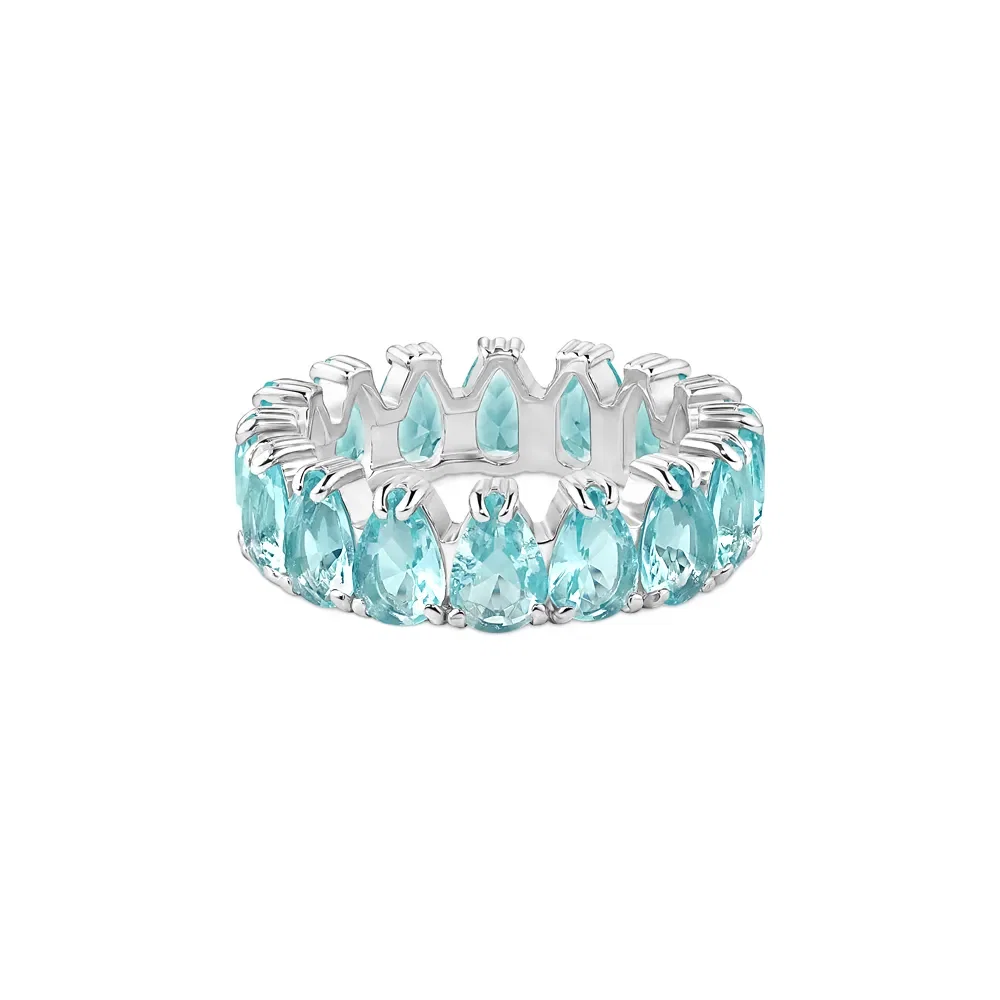 Anel Life Royal em Prata 925 com Pedras Azuis — imagem 1