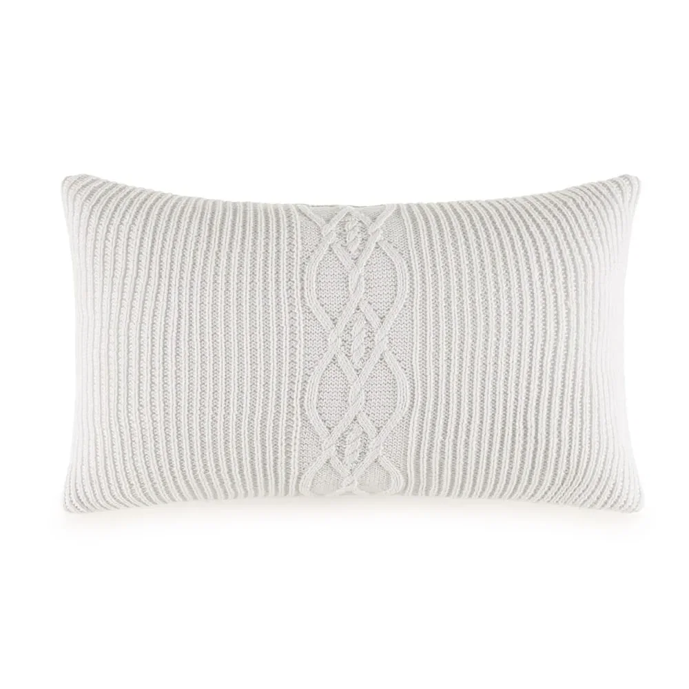 Almofada Tricot de Algodão 30cm x 50cm Candore