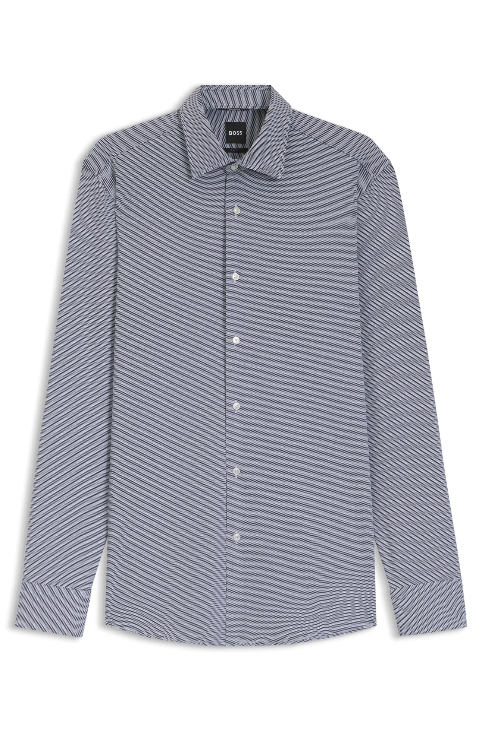 Camisa Slim Fit Em Tecido