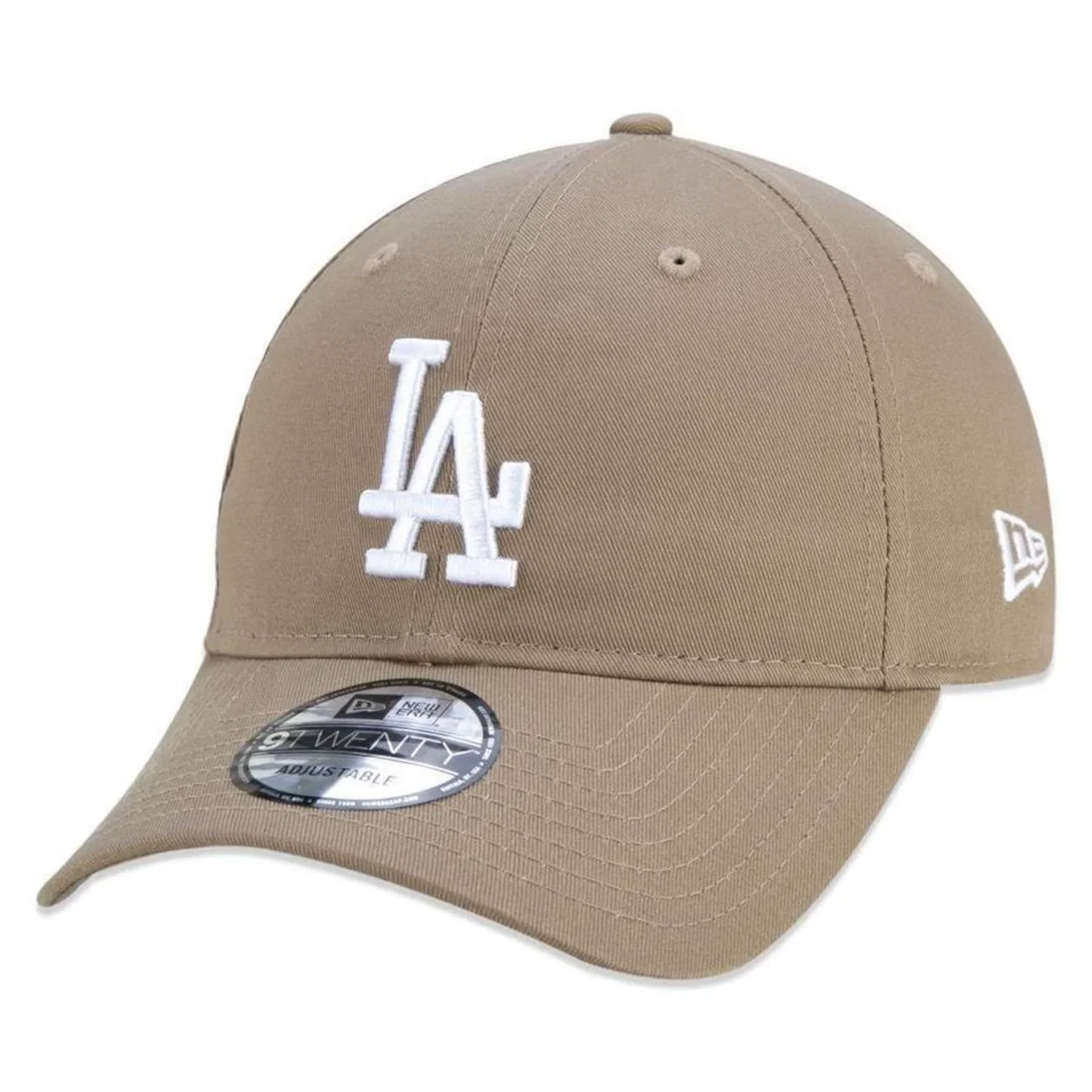 Boné Aba Curva New Era Los Angeles Dodgers 920 ST Permanente Caqui - Strapback - Adulto